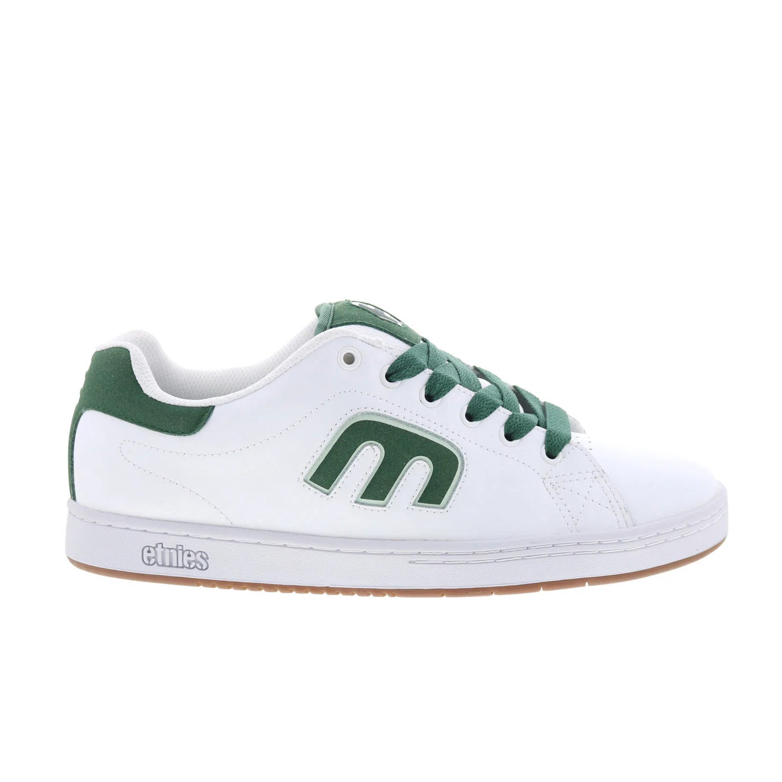 4101000014167_callicut_white_green_reshoot_01 Etnies Callicut 4101000014167 Mens White Skate Inspired Sneakers Shoes - Image 1