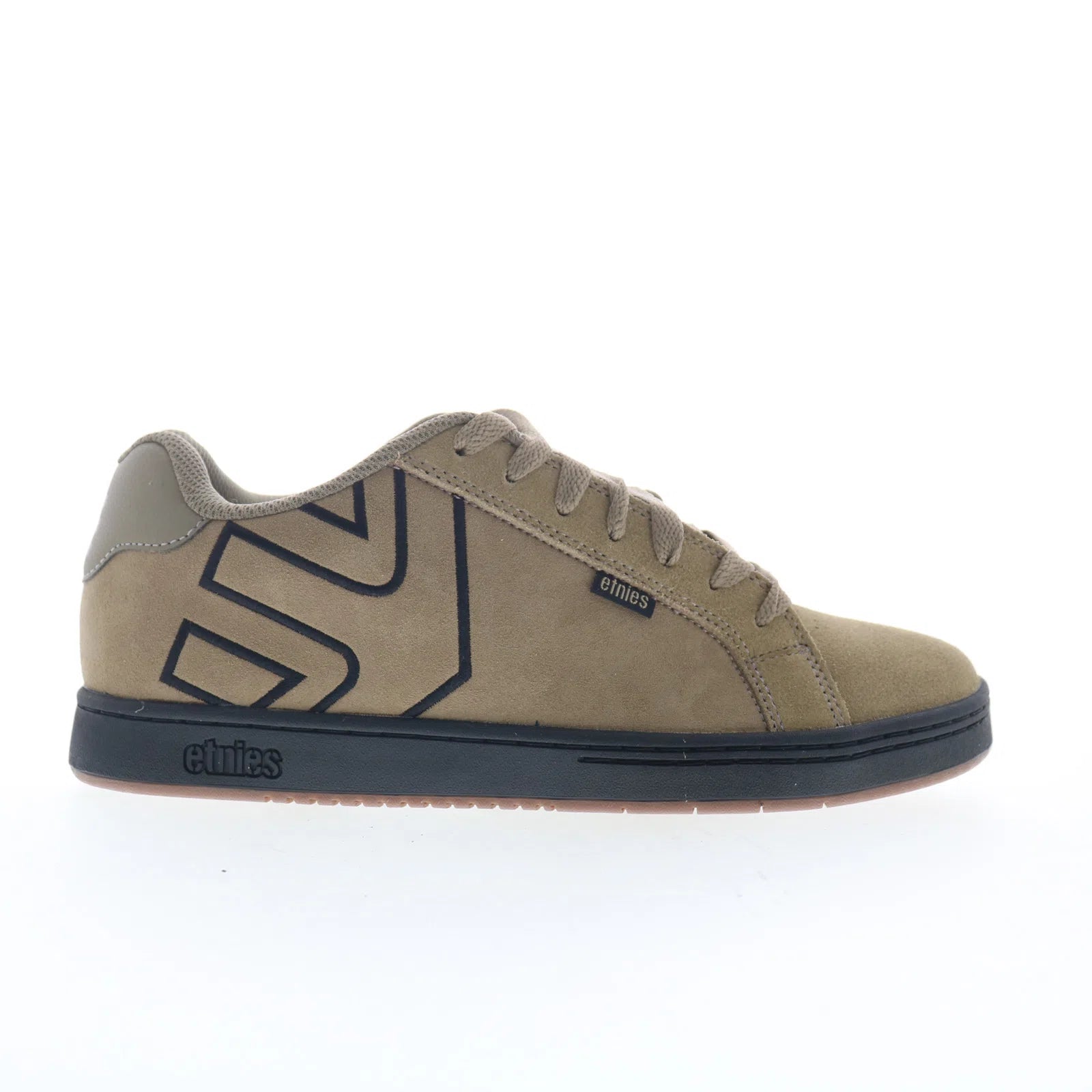 4101000203259_fader_tan_black_01 Etnies Fader 4101000203259 Mens Brown Suede Skate Inspired Sneakers Shoes - Image 1