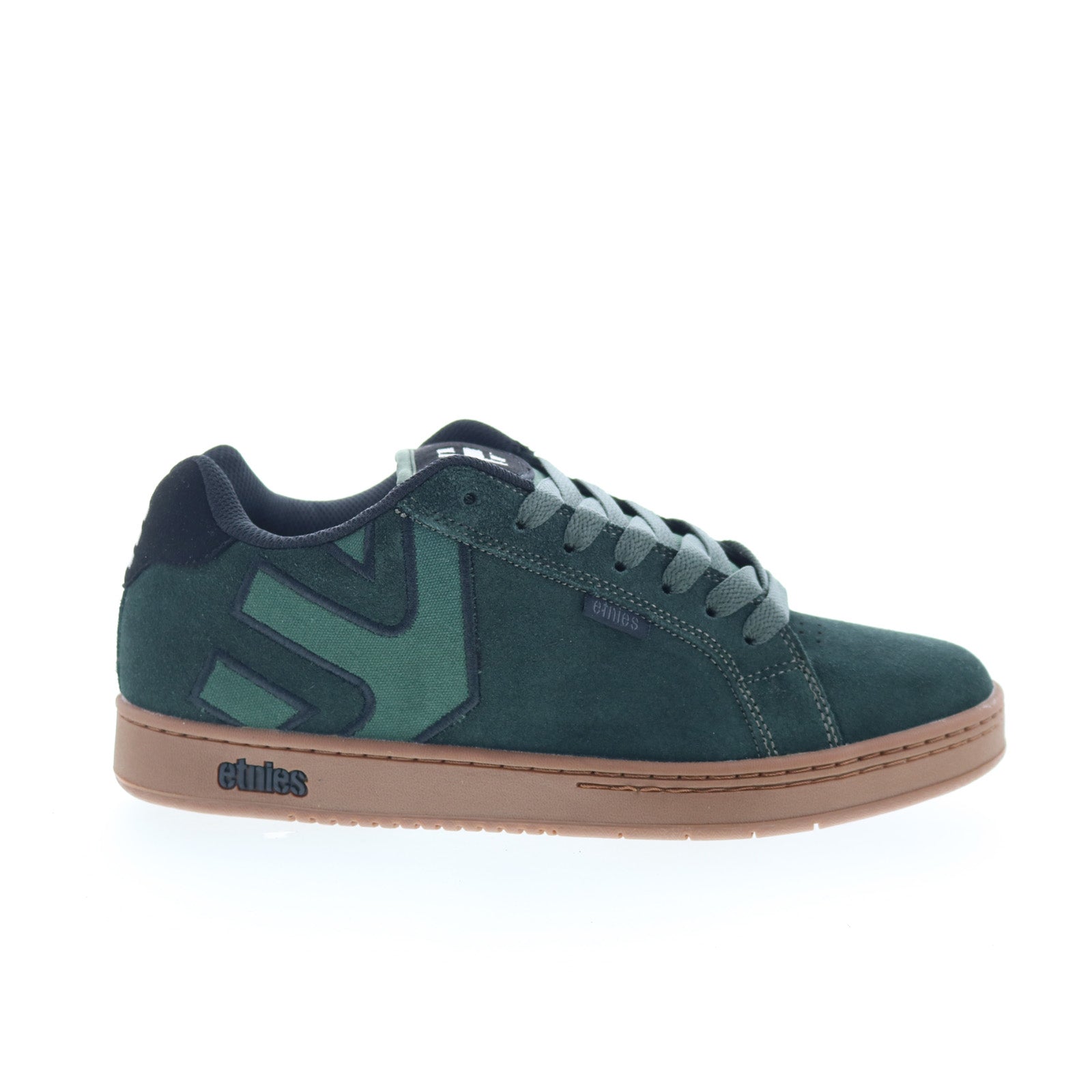 4101000203327_fader_green_gum_01_25b92627-dce1-43e8-a740-811e5afdd3f5 Etnies Fader 4101000203327 Mens Green Suede Skate Inspired Sneakers Shoes - Image 1