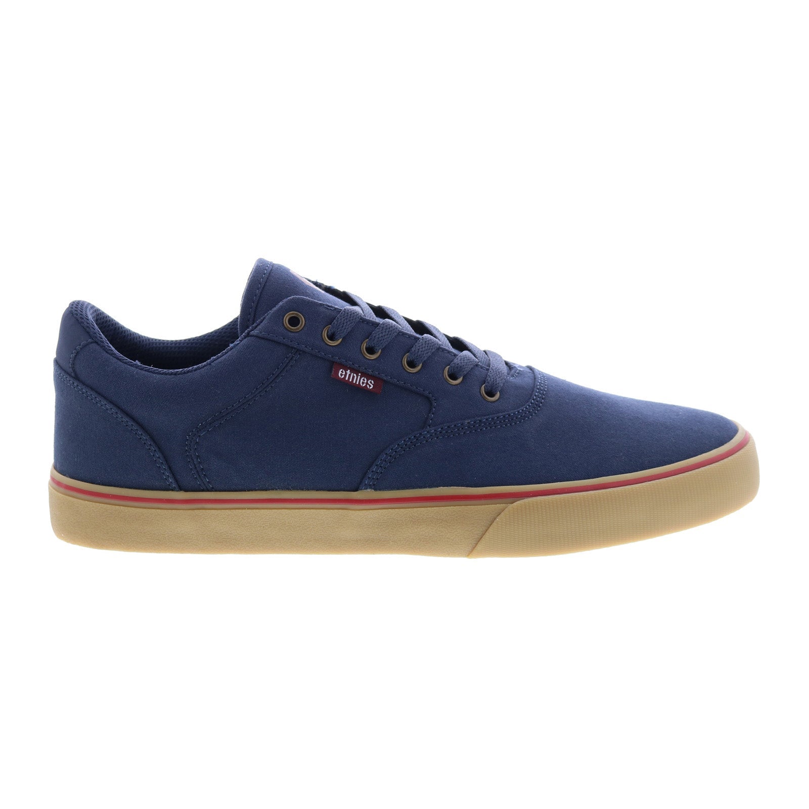 4101000510460_blitz_navy_gum-img4_reshoot_01_3a7e9ae7-1e70-448c-8484-542fc3b632f9 Etnies Blitz 4101000510460 Mens Blue Canvas Skate Inspired Sneakers Shoes - Image 1