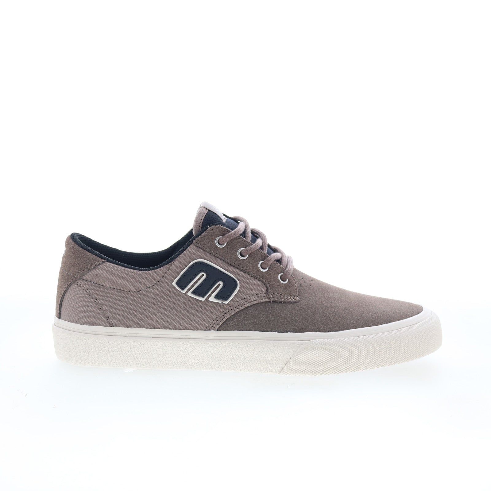 4101000578-391_barge_plug_warm_grey_black_01_b9c811af-6247-4678-8816-3b31ff4884bd Etnies Barge Plus 4101000578391 Mens Gray Skate Inspired Sneakers Shoes - Image 1