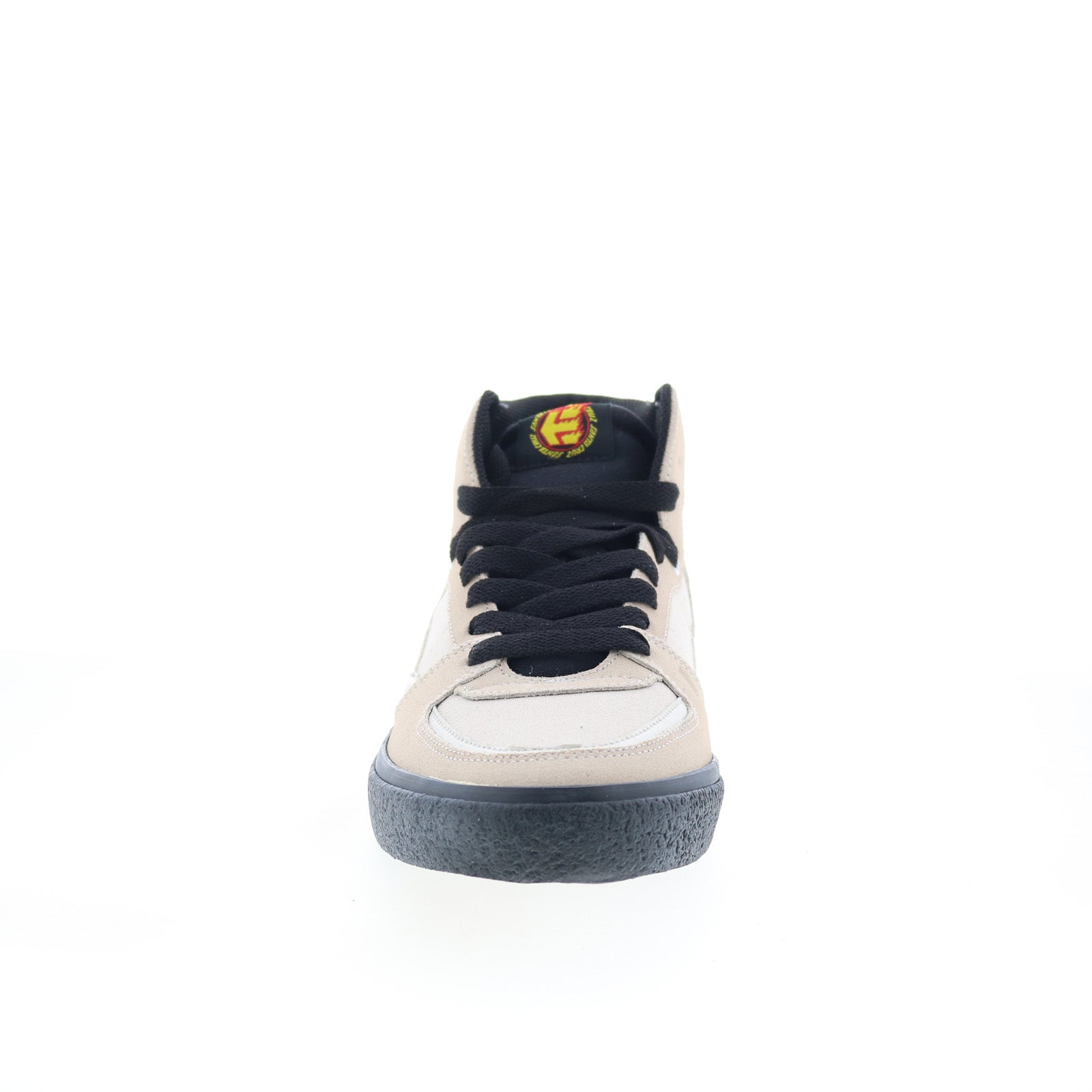 Etnies Screw Vulc Mid X Santa Cruz Mens Beige Skate Inspired Sneakers Shoes - Image 3
