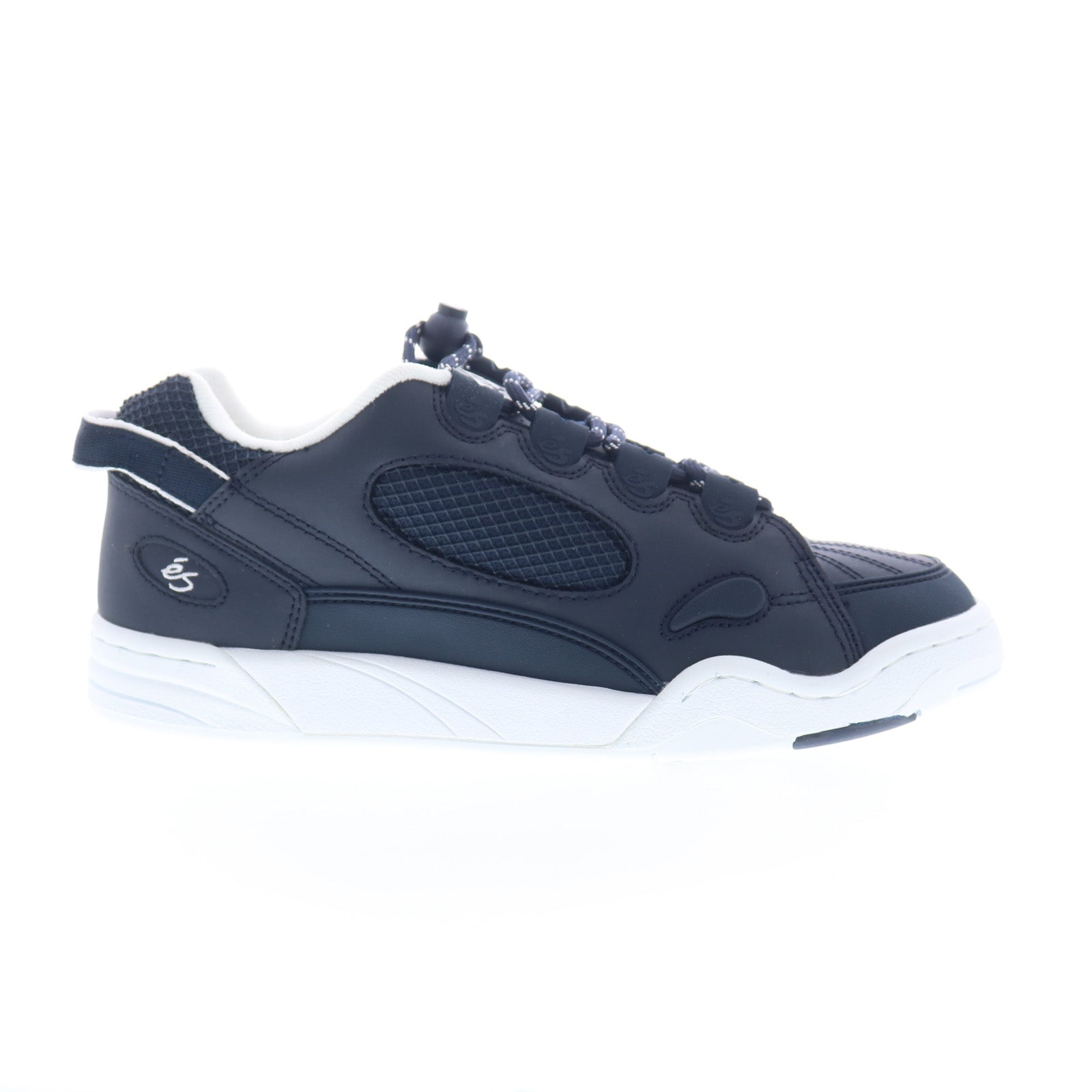 5102000063472_muska_navy_white_01_cd54e550-8636-47d1-ae7c-5b8e44695c7c ES Muska 5102000063472 Mens Blue Leather Skate Inspired Sneakers Shoes - Image 1