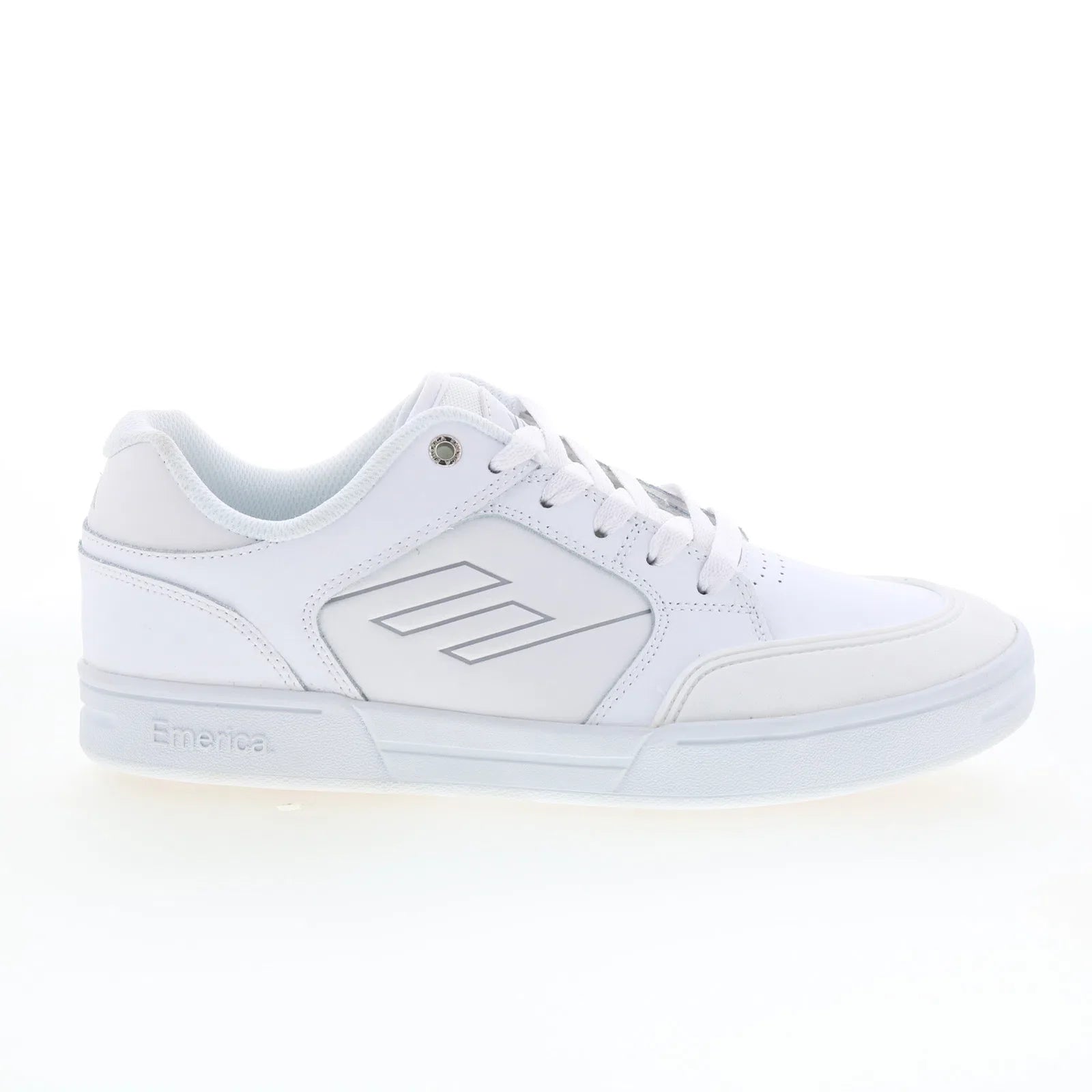 6101000155100_heritic_white_01_b3d1c7de-11ef-44ce-b47b-ffe069a76787 Emerica Heritic 6101000155100 Mens White Skate Inspired Sneakers Shoes - Image 1