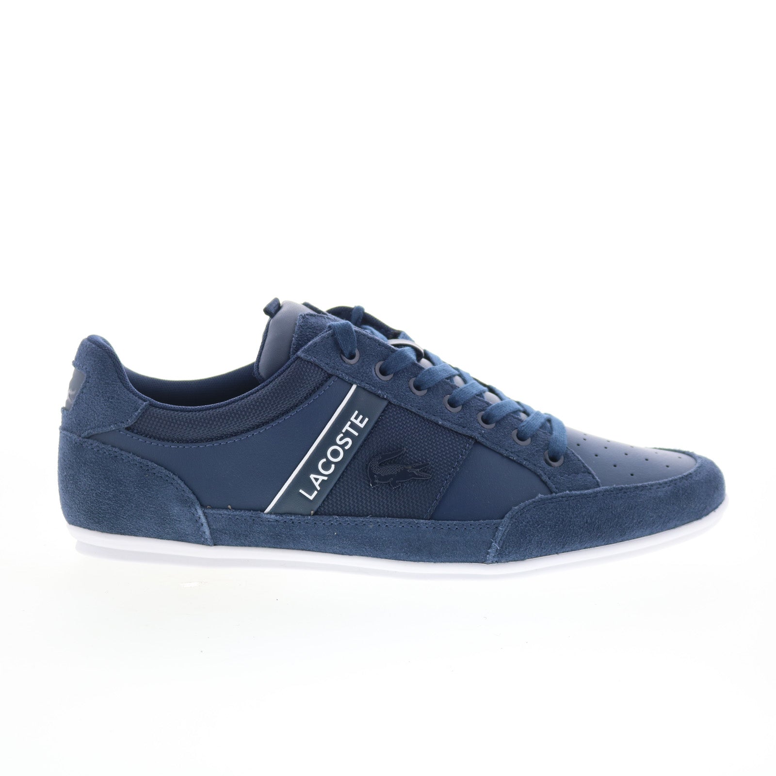 7-49cma0046092_chaymon_125_1_cma_navy_white_8-21-25_01_683af82c-01f4-4bc7-b481-40957caf7273 Lacoste Chaymon 125 1 CMA Mens Blue Leather Lifestyle Sneakers Shoes - Image 1
