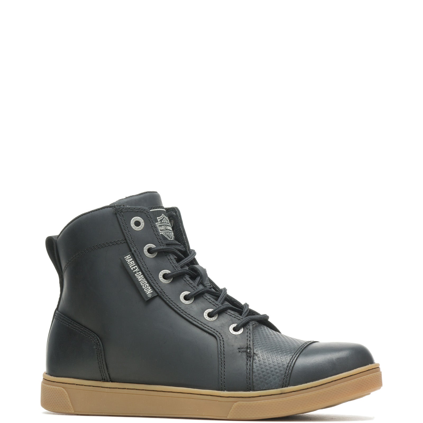 HDM-D96260-012422-S22-IMG10_01_29e5c8fd-29b9-470f-aad0-324224b88eae Harley-Davidson Breman 4.5 D96260 Mens Black Lifestyle Sneakers Shoes - Image 1