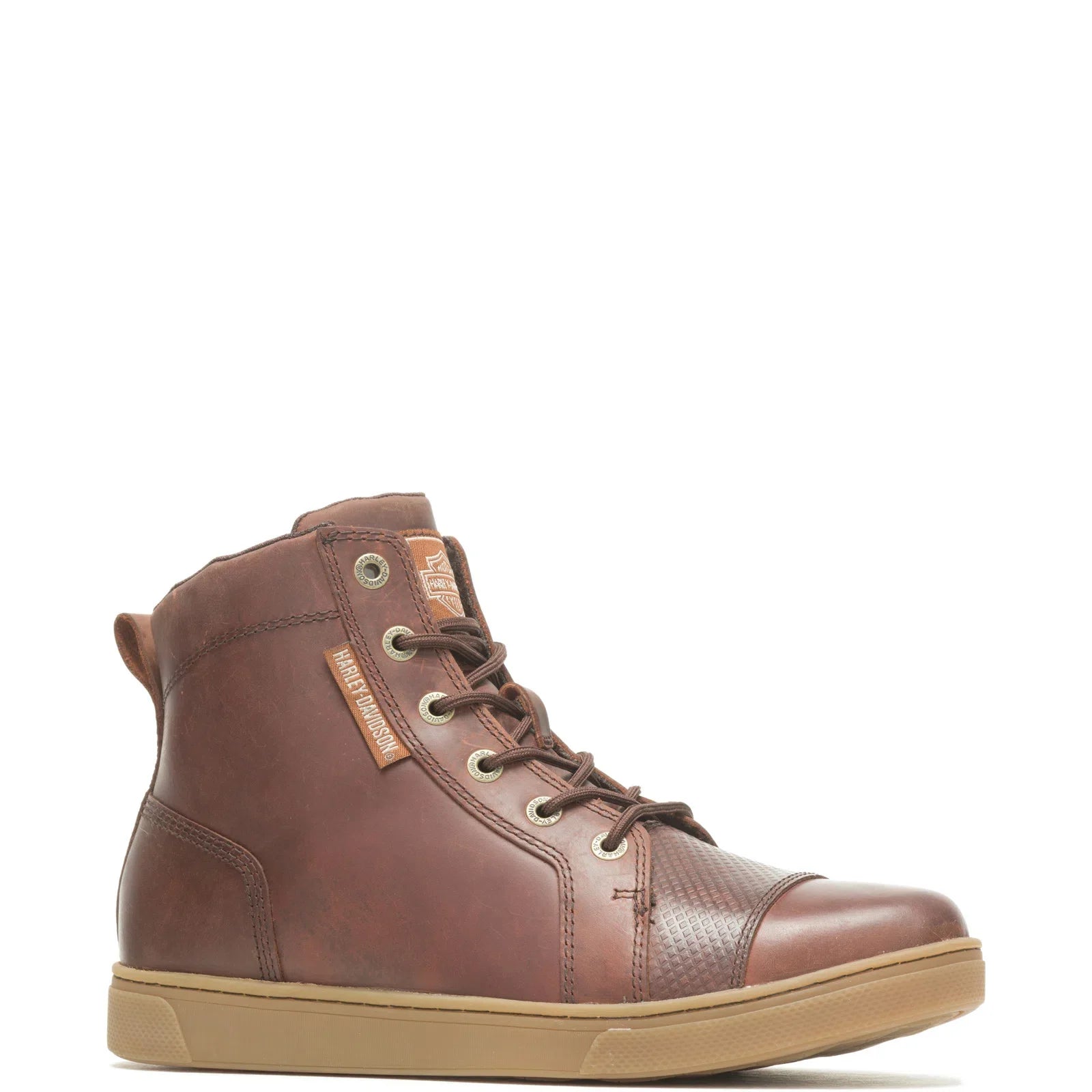 HDM-D96261-012422-S22-IMG10_01_c54d7d57-4c7f-4e56-9d2e-e4a981f70441 Harley-Davidson Breman 4.5 D96261 Mens Brown Lifestyle Sneakers Shoes - Image 1