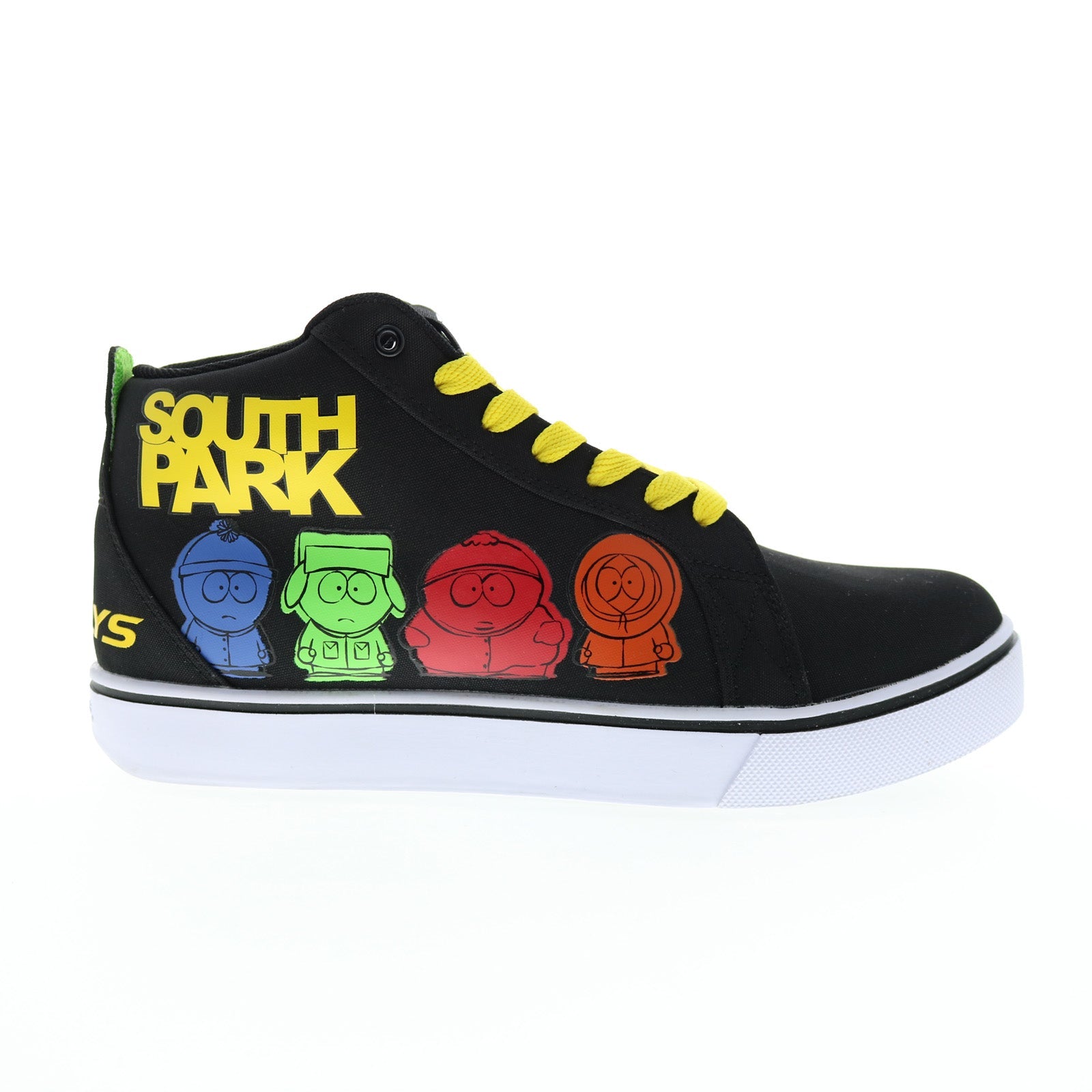 HES10597M_racer_south_park_black_yellow_01 Heelys Racer South Park HES10597M Mens Black Lifestyle Sneakers Shoes - Image 1