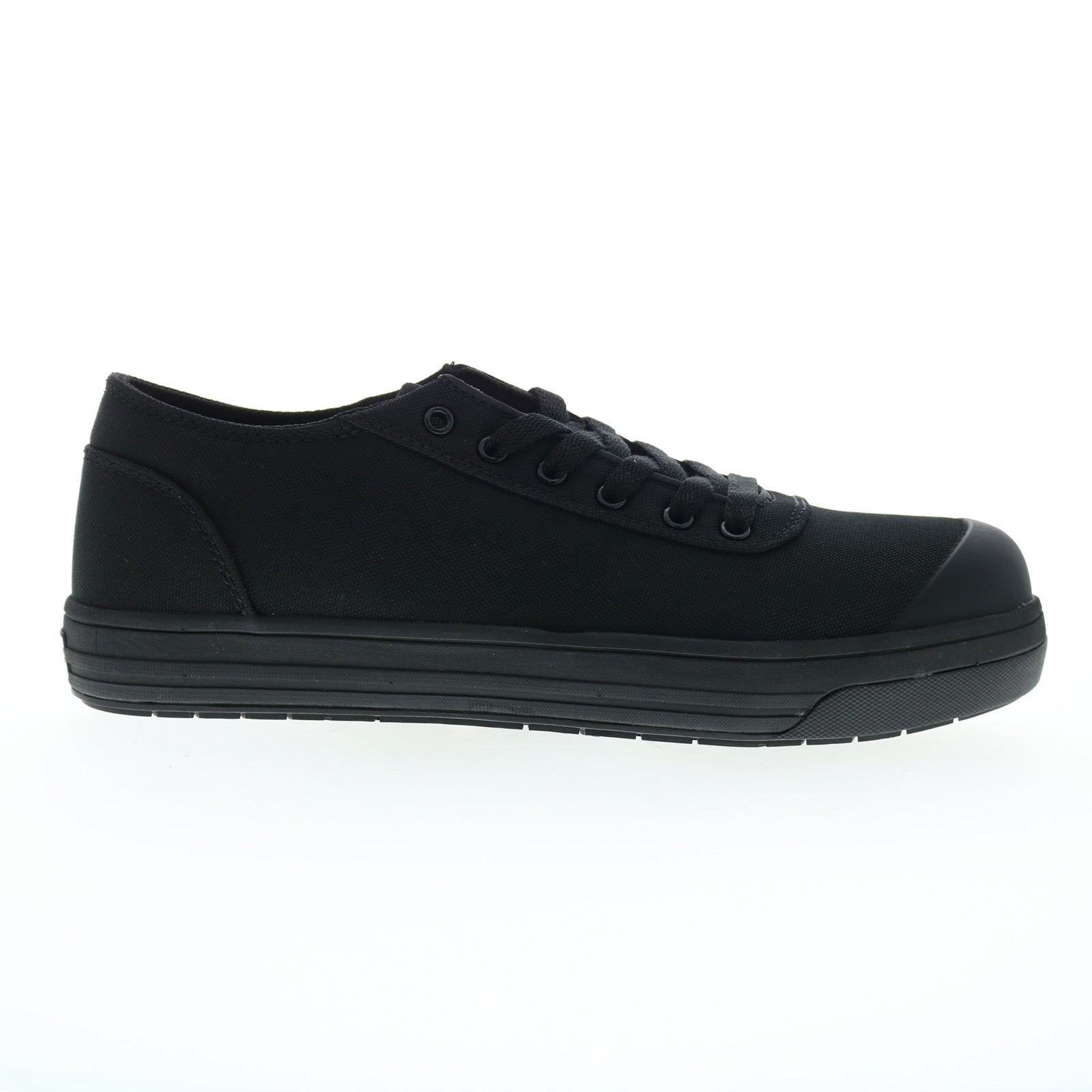 a123_black_01_6410e390-7b35-4a58-88f8-eee00af16c32 Avenger Blade 6 Eye Carbon Toe EH SR Mens Black Leather Work & Safety Shoes - Image 1
