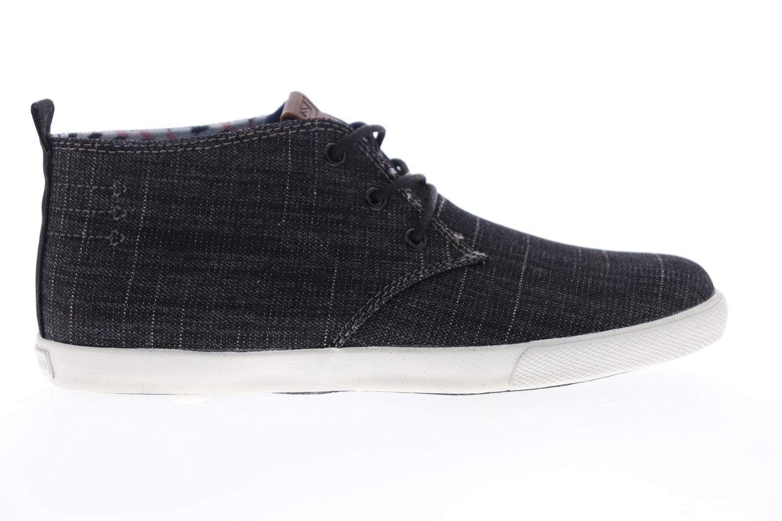 bnm00160_bristol_20chukka_black_01 Ben Sherman Bristol Chukka BNM00160 Mens Black Canvas Lifestyle Sneakers Shoes - Image 1