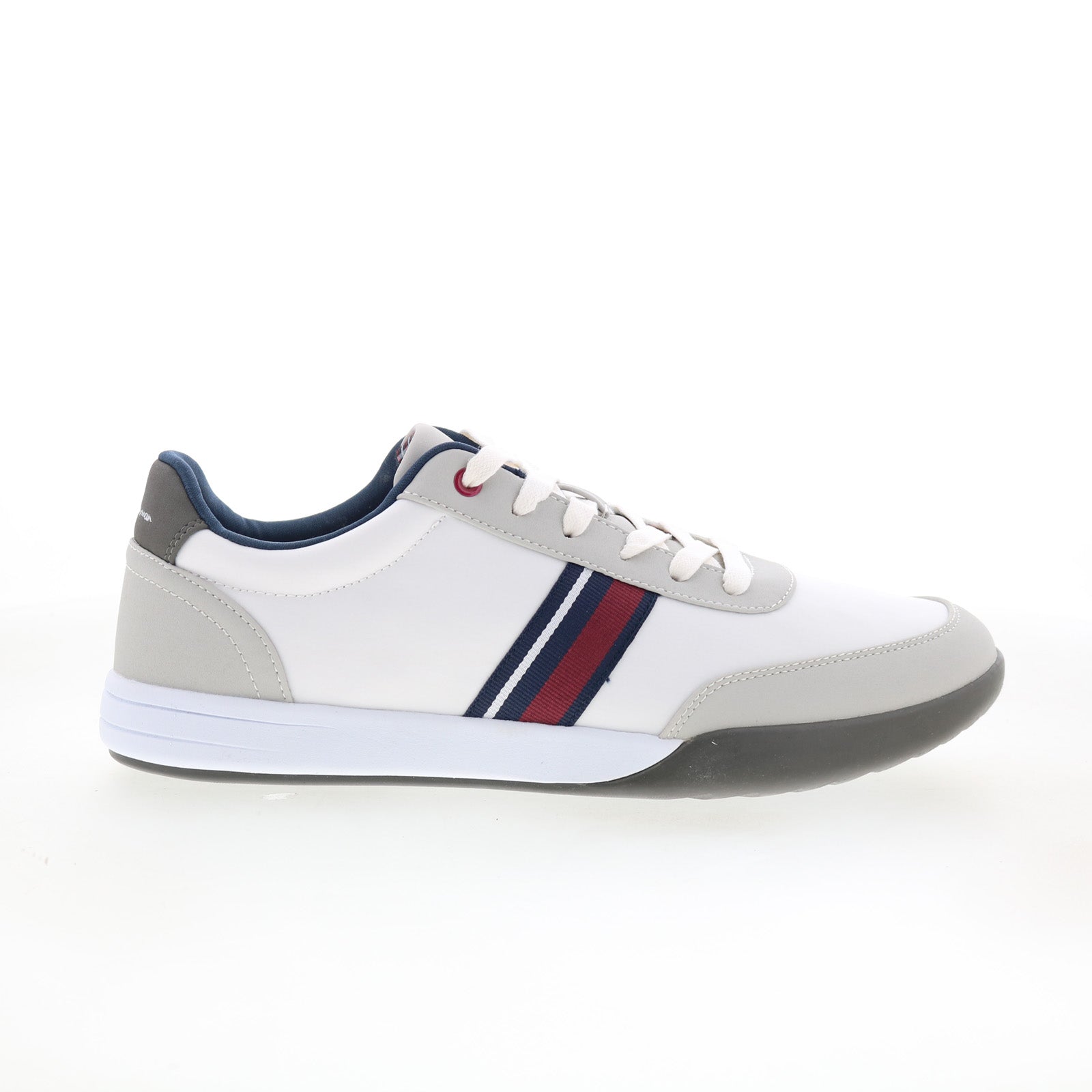 bnms20108-w871_pacer_sneaker_off_white-img4_01_b4d505e2-5471-45ba-ac0b-fa3d1e303024 Ben Sherman Pacer Sneaker Mens White Synthetic Lifestyle Sneakers Shoes - Image 1