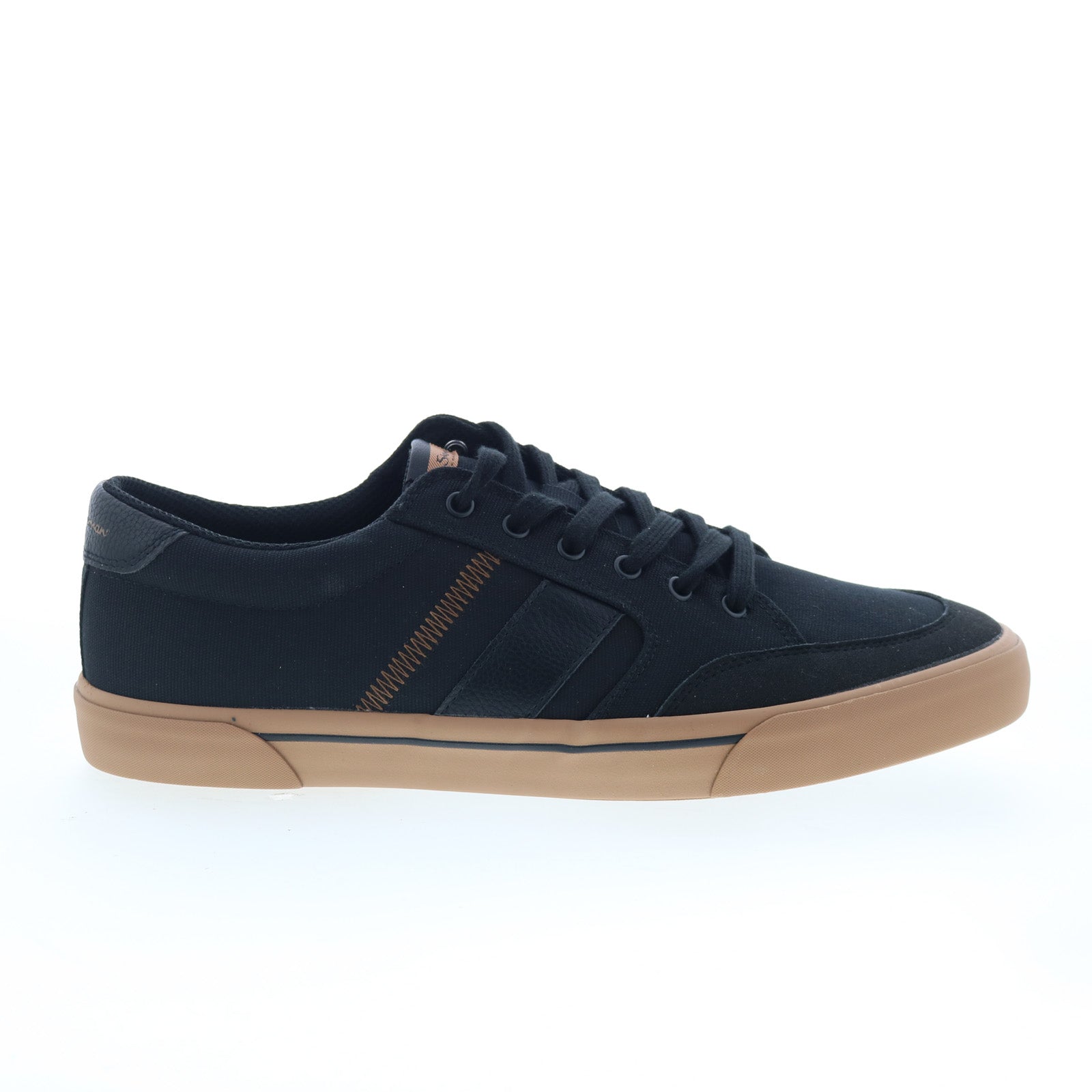 bsmhawtc-0139_hawthorn_black_tosted_coconut_01_dc4ee114-bcab-4f7f-b725-4a243721b595 Ben Sherman Hawthorn BSMHAWTC-0139 Mens Black Lifestyle Sneakers Shoes - Image 1