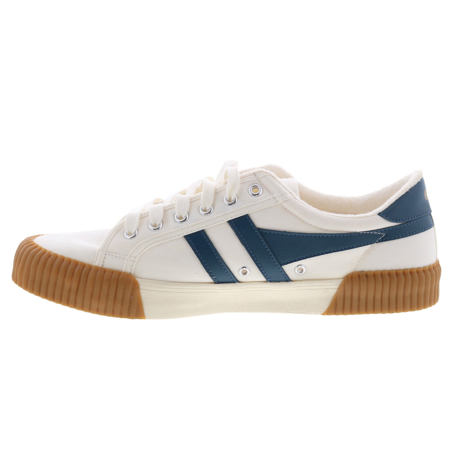 Gola Rally CMB395 Mens Beige Canvas Lace Up Lifestyle Sneakers Shoes - Image 3