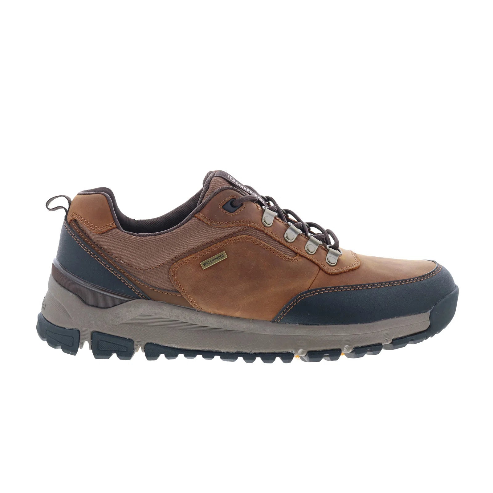 dhalpinel_medium_natural_reshoot_01_1edcd107-0212-4b61-aaef-6dd512037403 Dunham Alpine WP Lace Up Mens Brown Extra Wide 4E Lifestyle Sneakers Shoes - Image 1