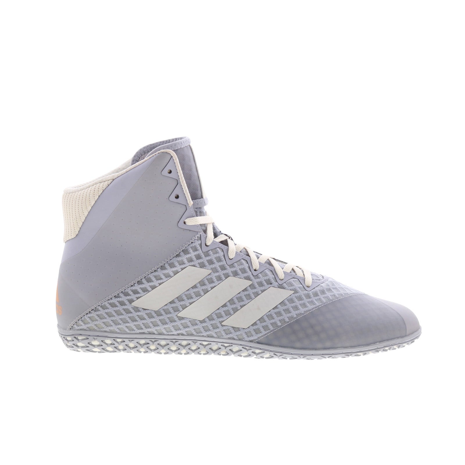 fu8168_mat_wizard_4_glogry_cwhite_sogold-img4_reshoot_01_7bbded73-d1f4-4670-8f25-ee1c550c565d Adidas Mat Wizard 4 FU8168 Mens Gray Canvas Lace Up Athletic Wrestling Shoes - Image 1