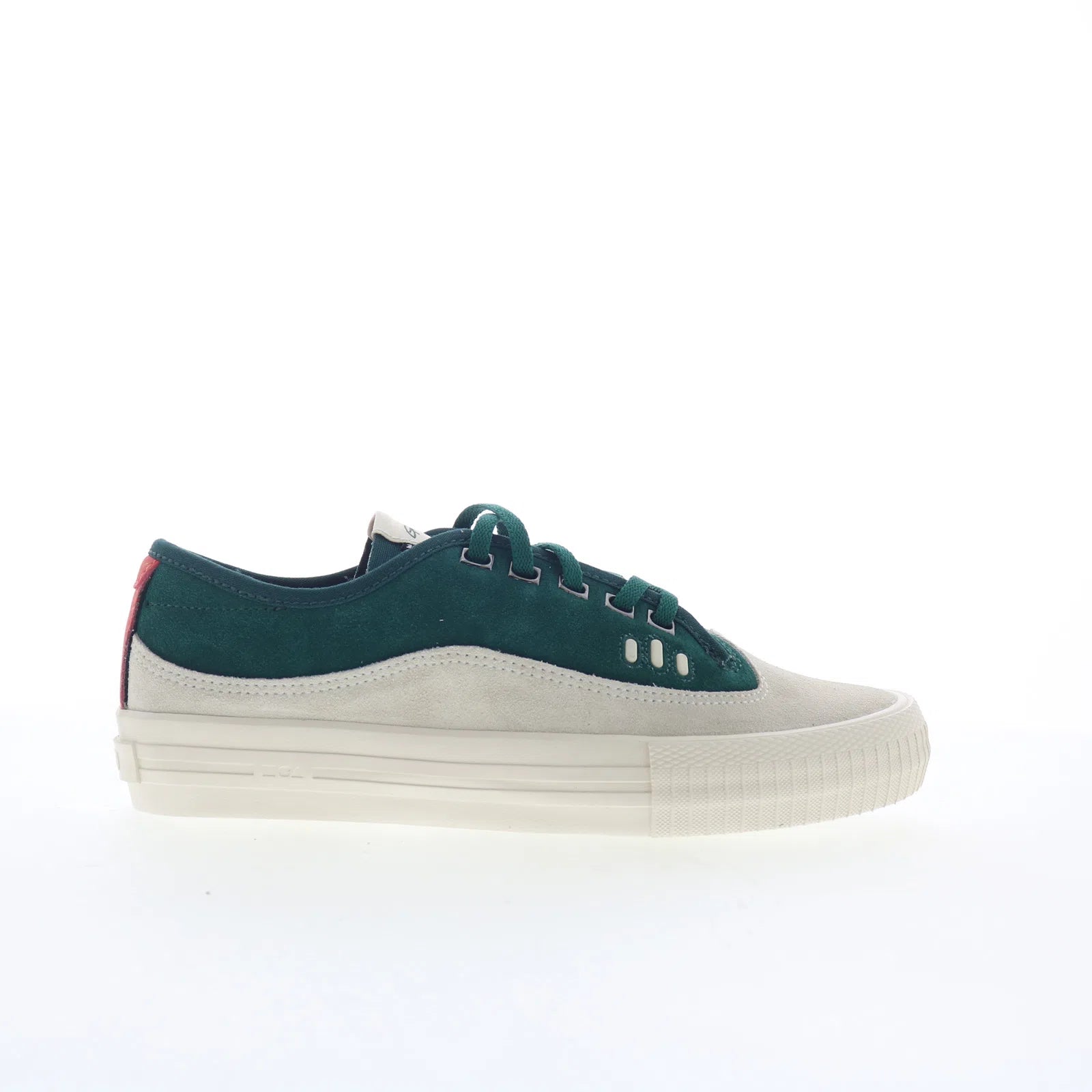 gillette_gbgill_mosscream_01 Globe Gillette GBGILL Mens Green Suede Lace Up Skate Inspired Sneakers Shoes - Image 1