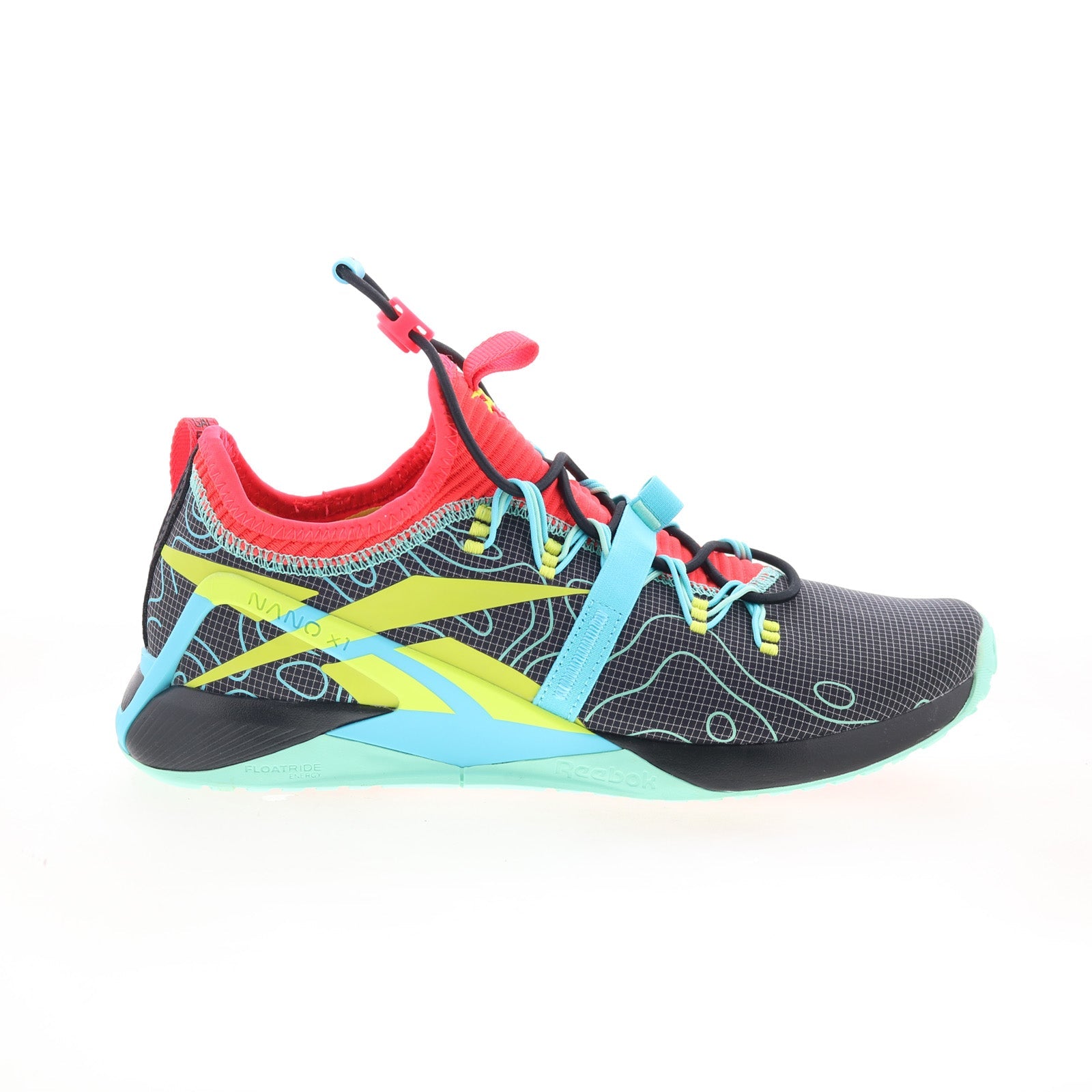 gz8945_nano_x1_froning_cblack_neoche_aciyel-img4_01_3f8dbf2d-9c8e-44f9-ab78-0542c134faa3 Reebok Nano X1 Froning Mens Black Canvas Athletic Cross Training Shoes - Image 1