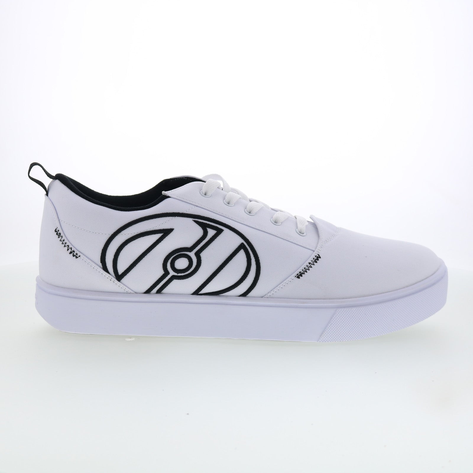 he00464100_pro_20_lg_white_black_01_21d54915-79f3-42cb-b602-d30fa0d4834f Heelys Pro 20 LG HE00464100 Mens White Canvas Lifestyle Sneakers Shoes - Image 1