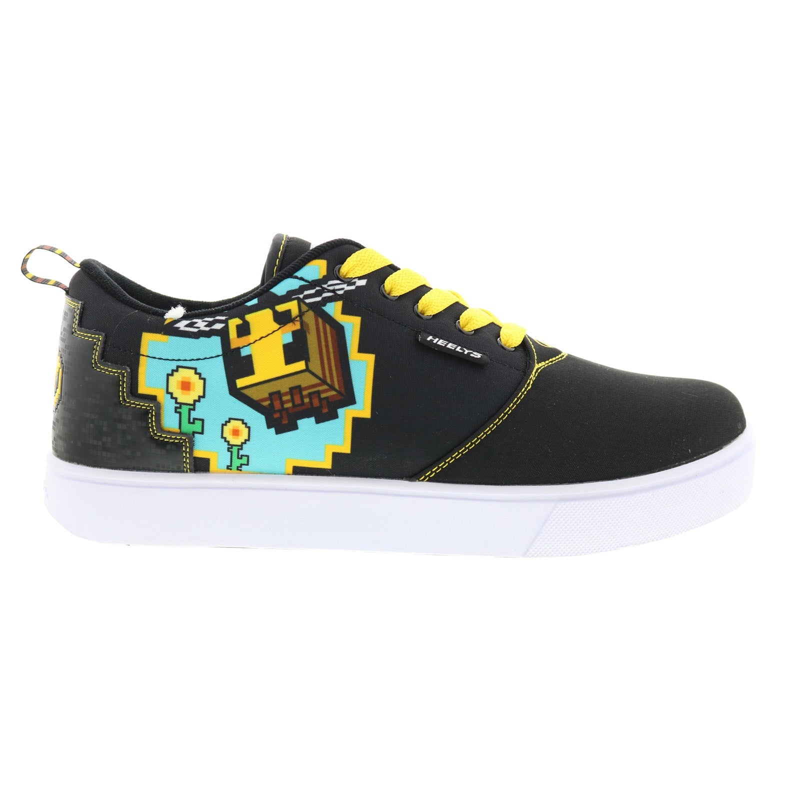 he00466001_pro_20_prints_mmc_black_yellow_reshoot_01_35ba1aeb-4640-499c-bd81-c2b2ba00389c Heelys Pro 20 Prints Minecraft MMC Mens Black Lifestyle Sneakers Shoes - Image 1