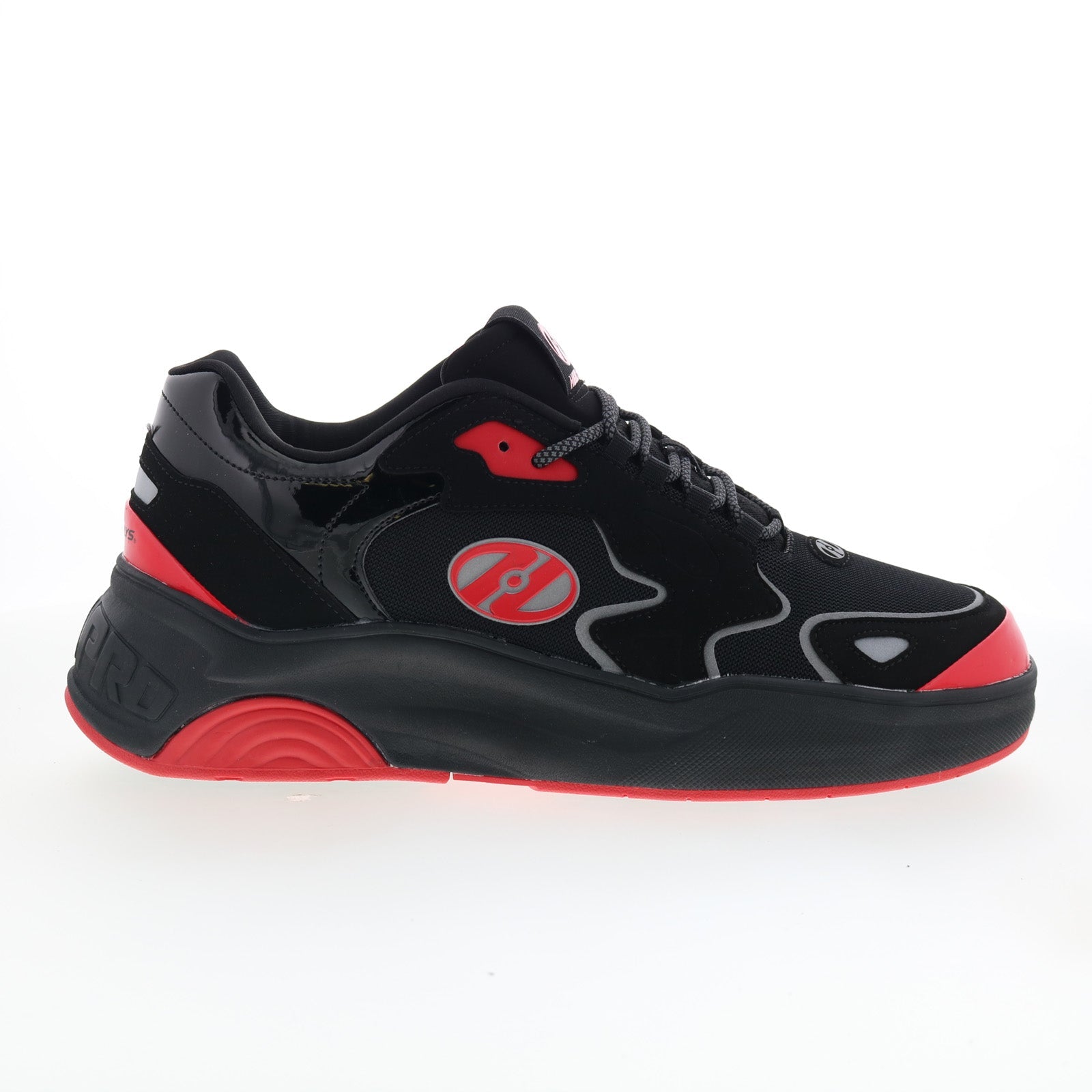 he01306001_mega_pro_black_red_01_b7dc6ed2-eedd-458d-bb86-083cd40d8599 Heelys Mega Pro HE01306001 Mens Black Synthetic Lifestyle Sneakers Shoes - Image 1