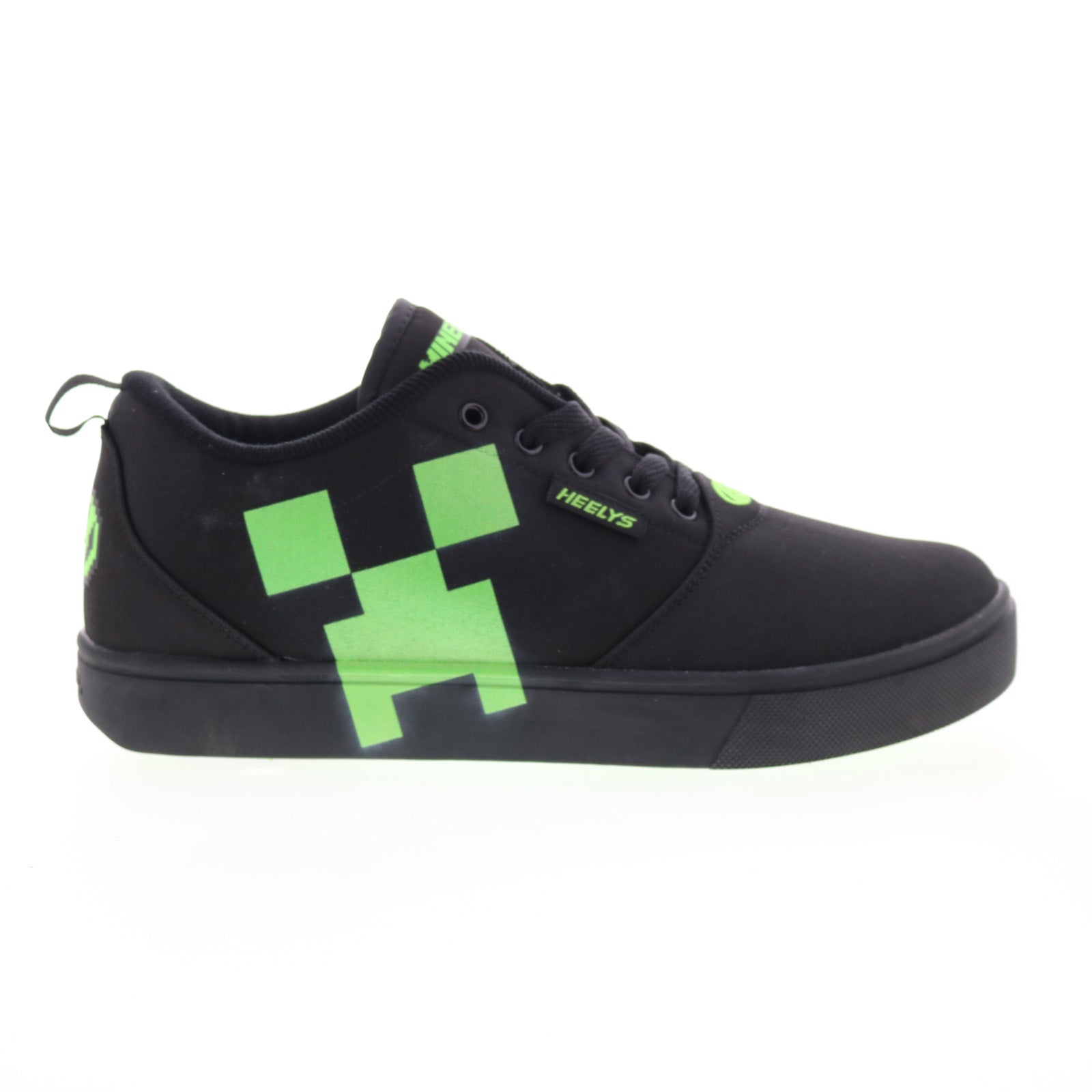 hes10613m_pro_20_minecraft_black_green_01 Heelys Pro 20 Minecraft HES10613M Mens Black Lifestyle Sneakers Shoes - Image 1