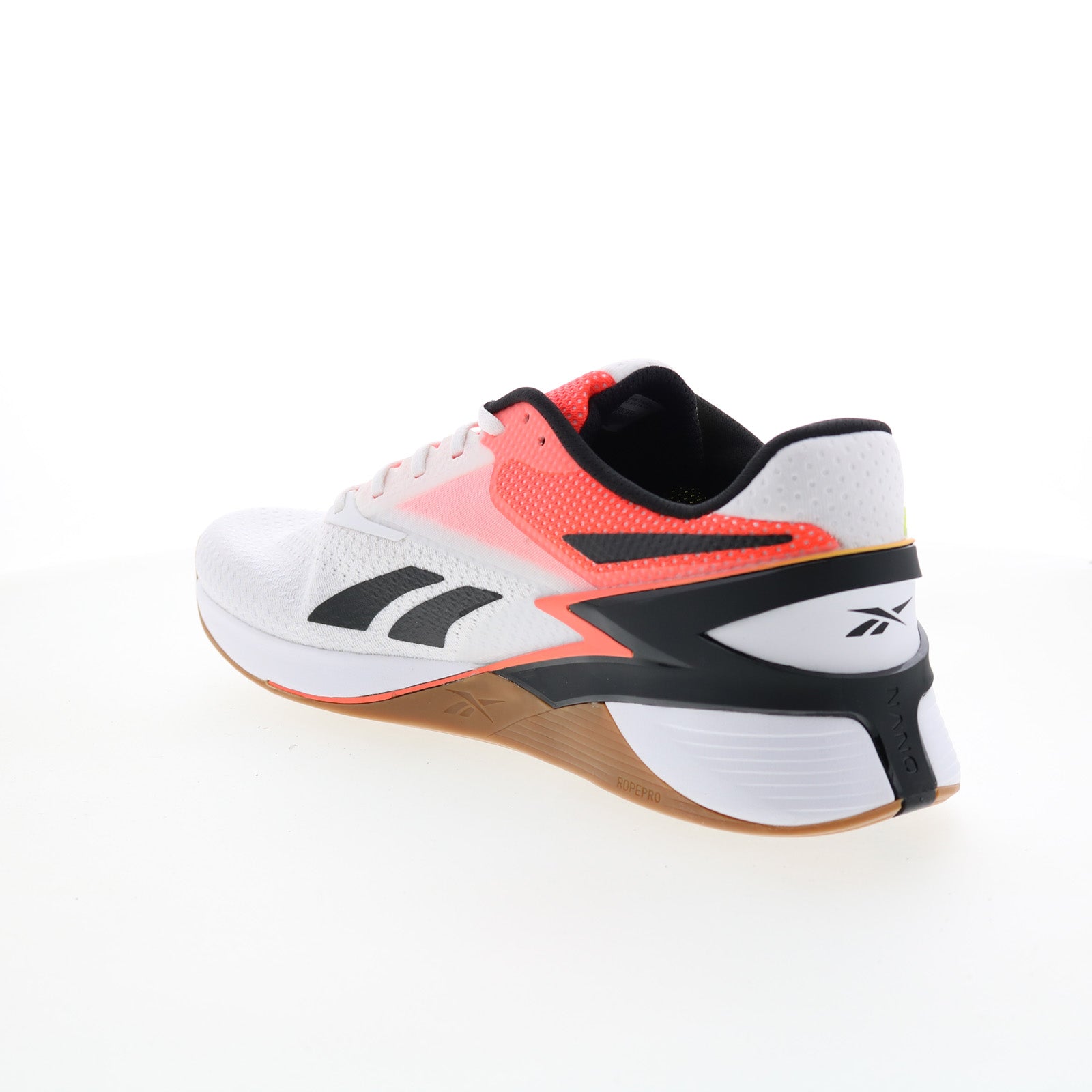 Reebok Nano X3 Mens White Synthetic Lace Up Athletic Cross Training Shoes - Image 6