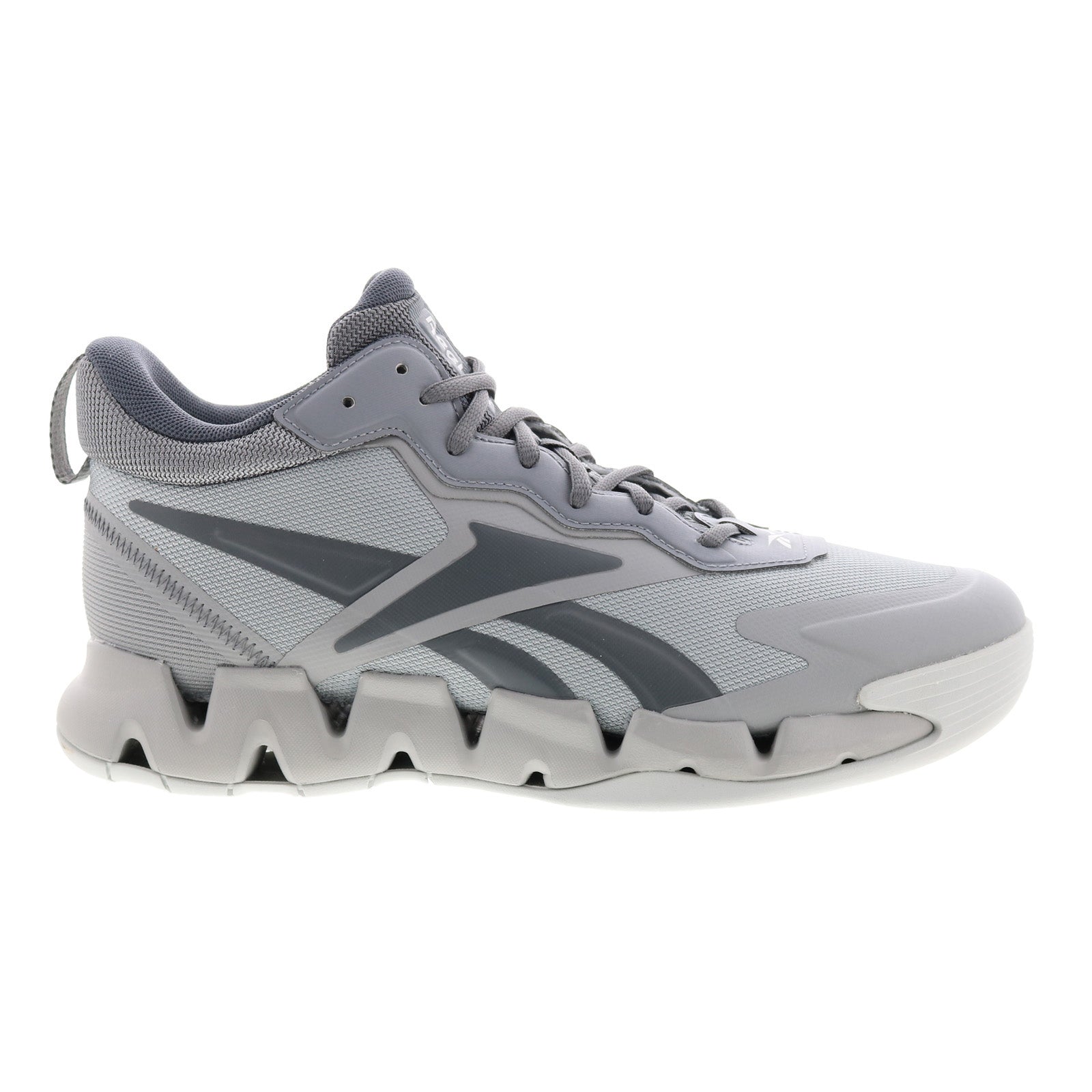 Reebok Zig Encore Mens Gray Synthetic Lace Up Lifestyle Sneakers Shoes - Image 1