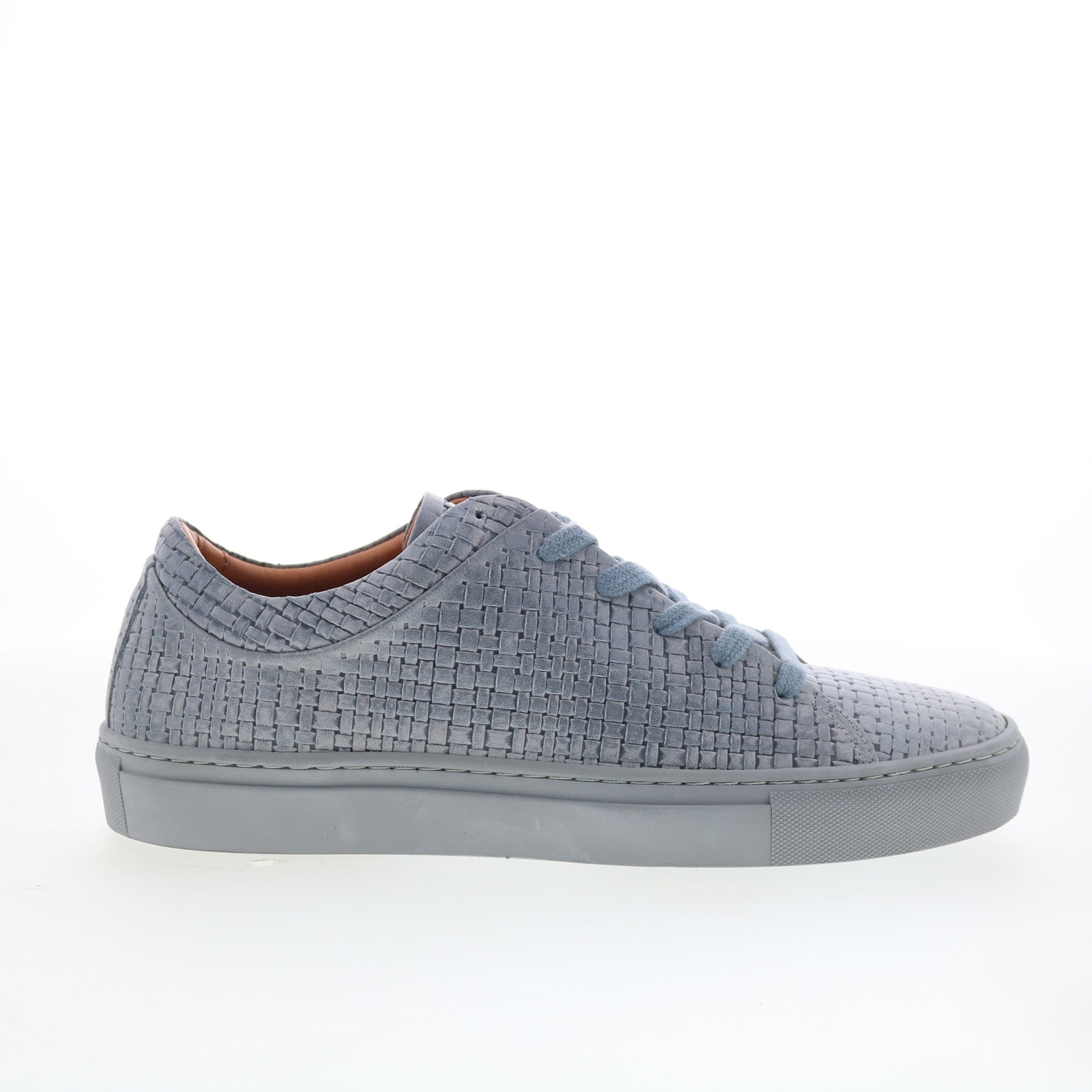 m0282-mgy_alaric_embossed_calf_medium_grey_01_2c564290-038c-42f5-a98b-231de10d431e Aquatalia Alaric Embossed Calf Waterproof Mens Gray Lifestyle Sneakers Shoes - Image 1