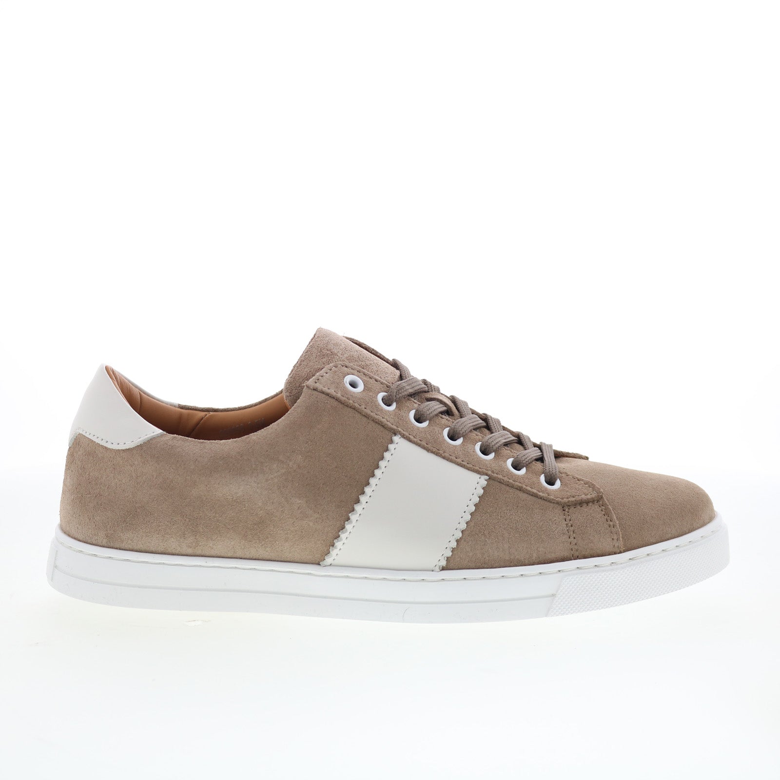 m0760-gwt_joshua_suede_calf_grey_white_01_0affc698-154d-49d1-8dac-d426acbc2096 Aquatalia Joshua Waterproof M076029 Mens Gray Suede Lifestyle Sneakers Shoes - Image 1