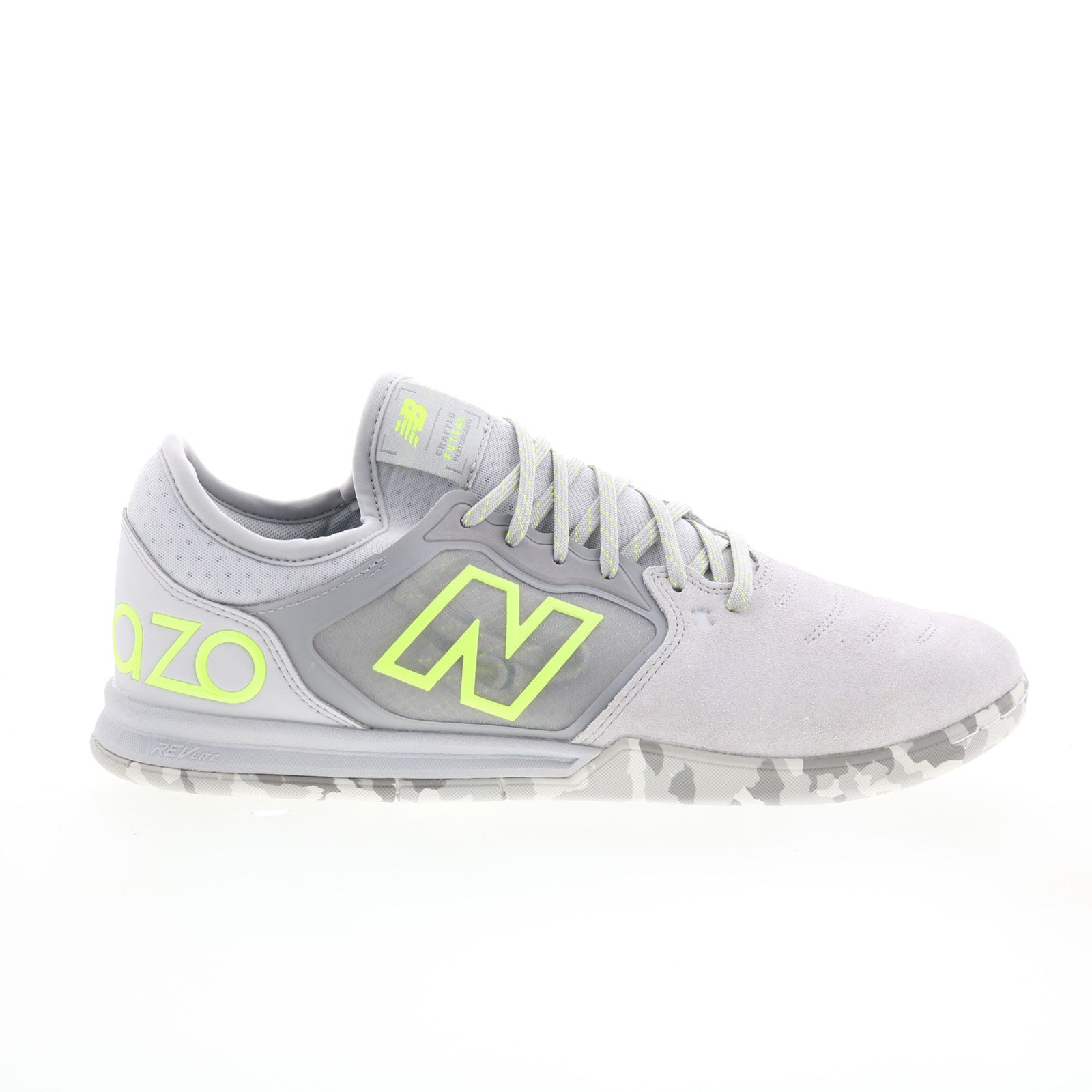 msasig55_audazo_v5_pro_suede_in_grey_grey-img4_01_0853df12-0b34-4136-b7a1-5608f7c95036 New Balance Audazo V5+ Pro Suede Indoor Mens Gray Athletic Soccer Shoes - Image 1