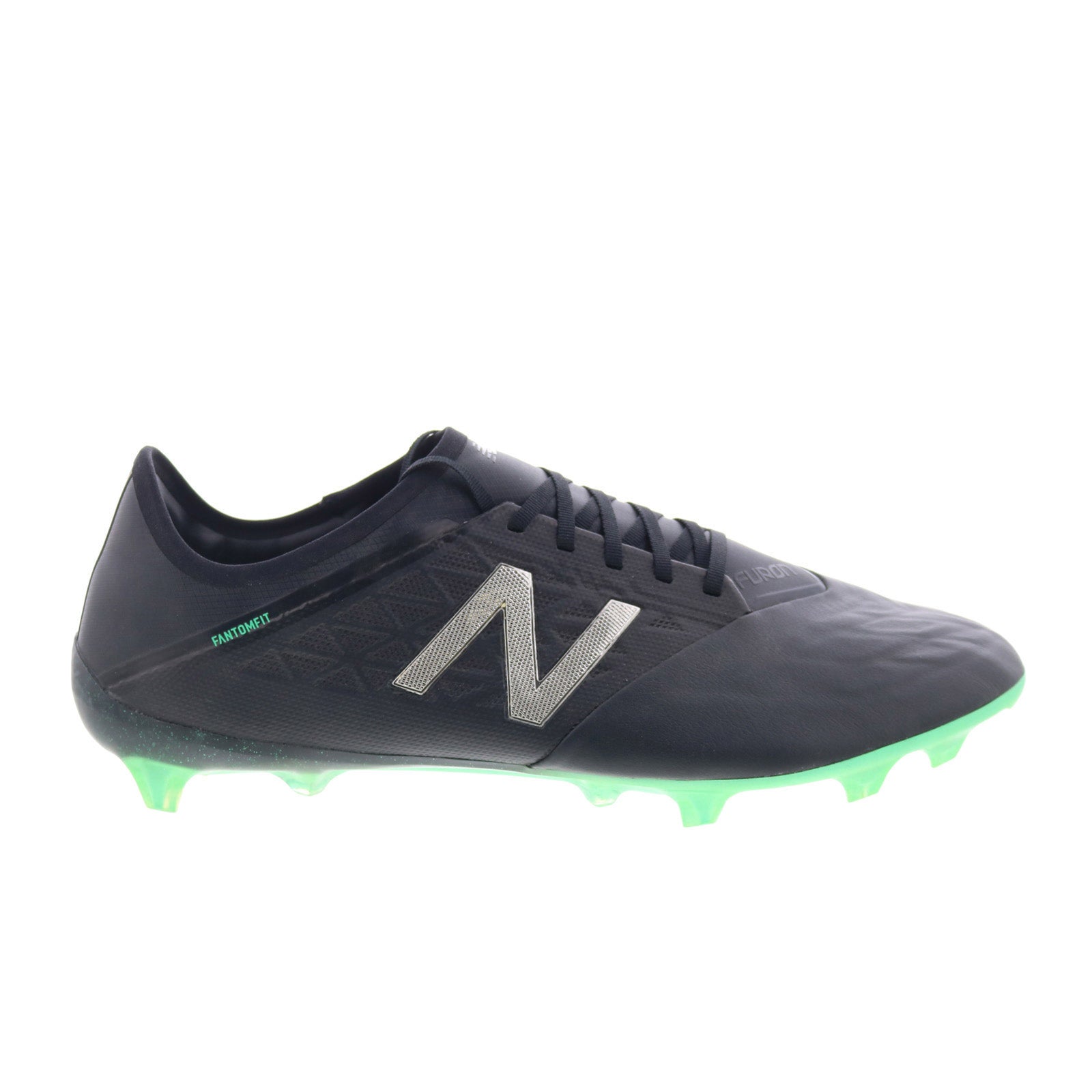 msfkfnb5_black-img4_3-20-2025_reshoot_01 New Balance Furon V5 Pro Mens Black Wide Athletic Soccer Cleats Shoes - Image 1