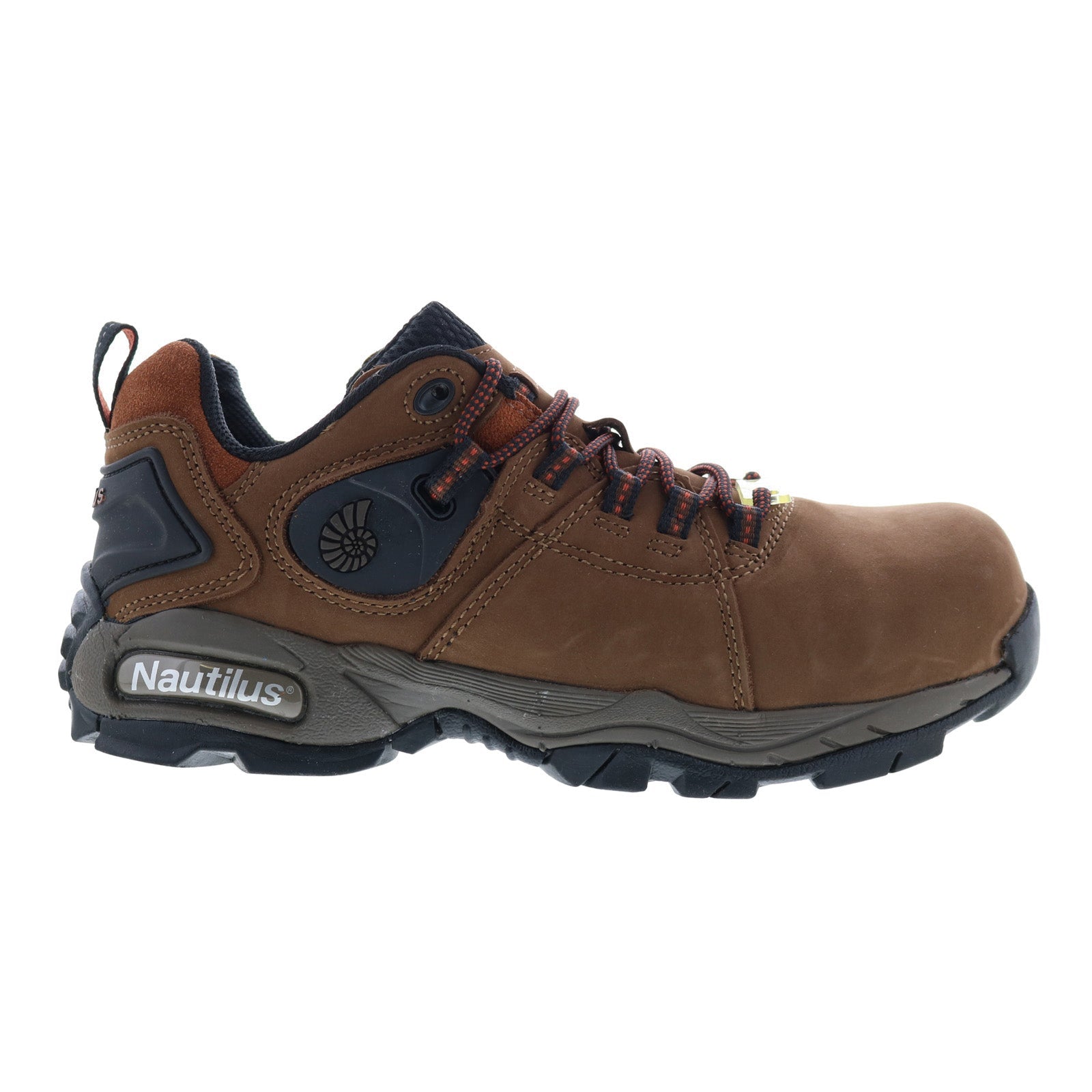 n1303_nautilus_composite_safety_toe_brown_reshoot_01_b307f38c-f73a-4cb7-927e-52cb67c4bca1 Nautilus Specialty ESD Composite Toe SD10 Mens Brown Athletic Work Shoes - Image 1
