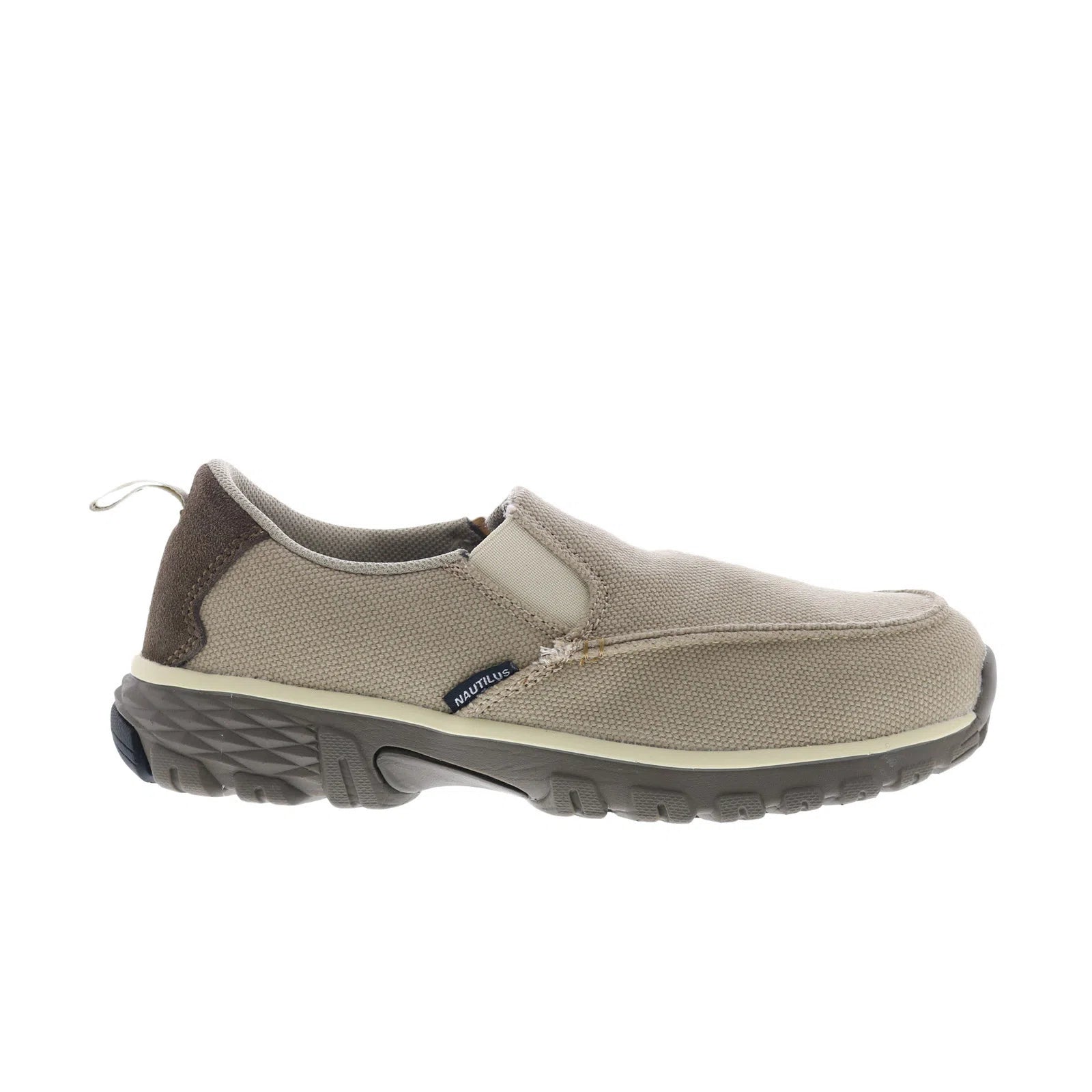 n1610_reshoot_01 Nautilus Breeze Slip-On Alloy Toe Electrical Hazard Mens Brown Athletic Shoes - Image 1