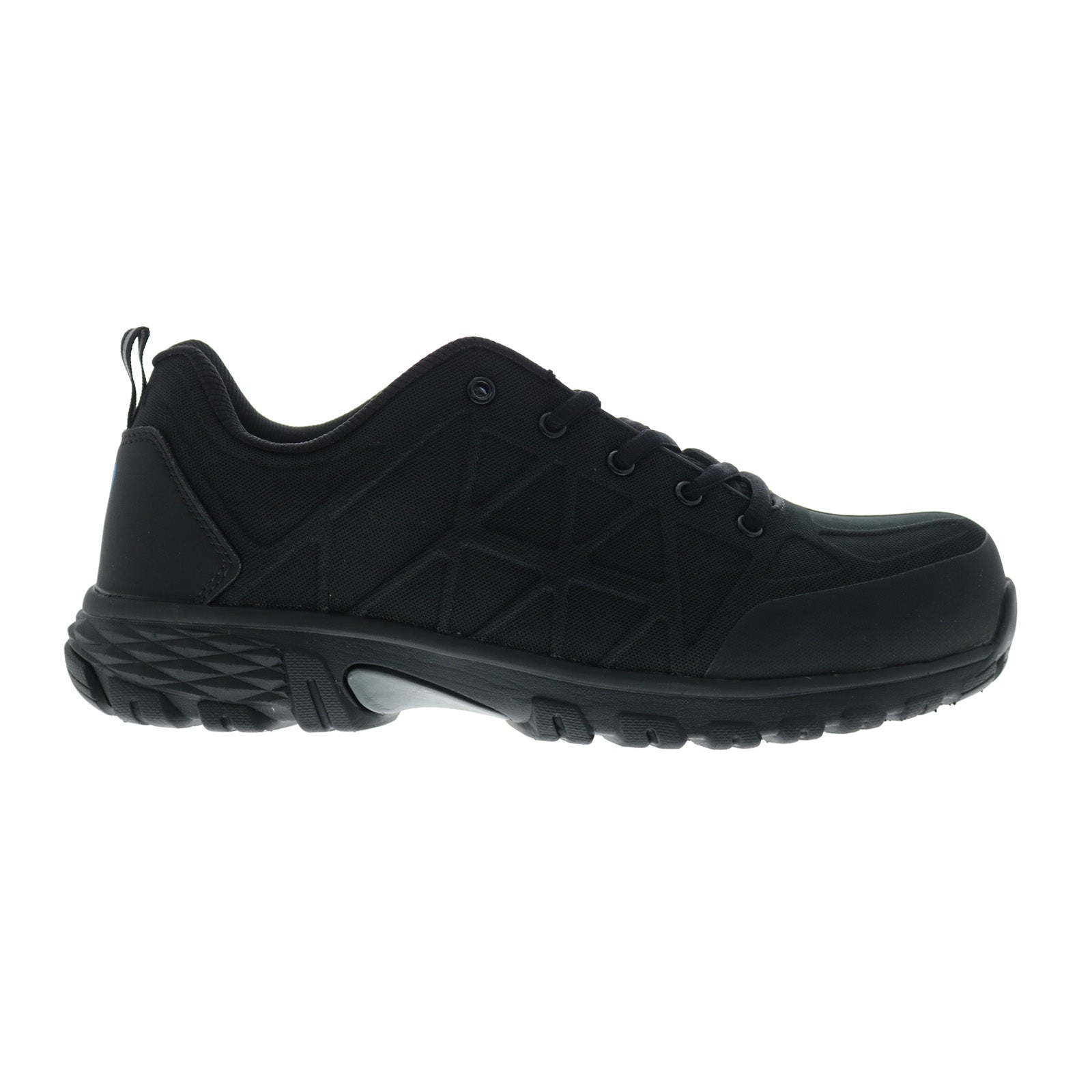 n2113_black_reshoot_01 Nautilus Spark Oxford Carbon Toe EH Mens Black Wide Athletic Work Shoes - Image 1