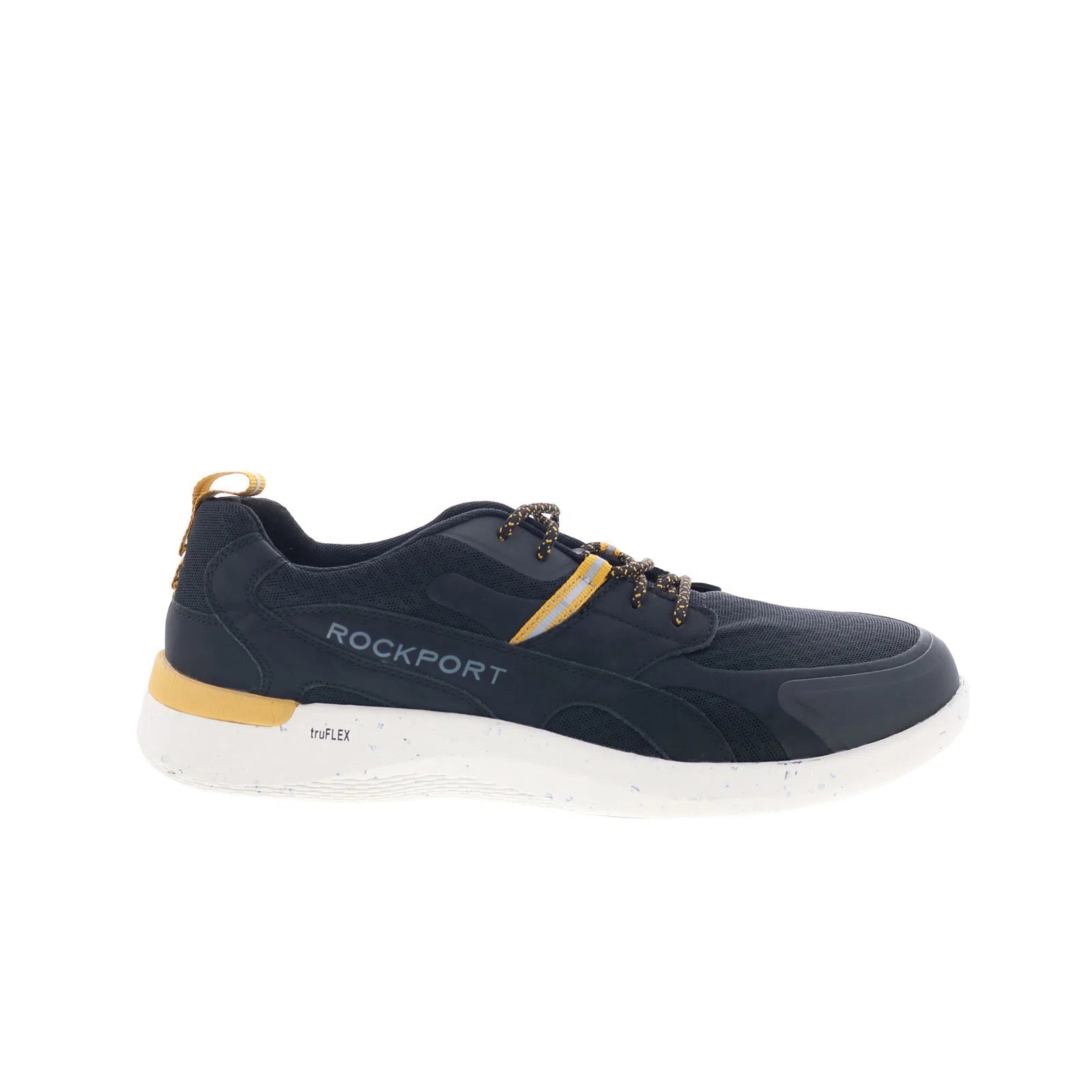rk4673_truflex_fly_blucher_work_black_gold-img4_reshoot_01 Rockport Works TruFlex Fly Blucher Composite Toe Mens Black Work Shoes - Image 1