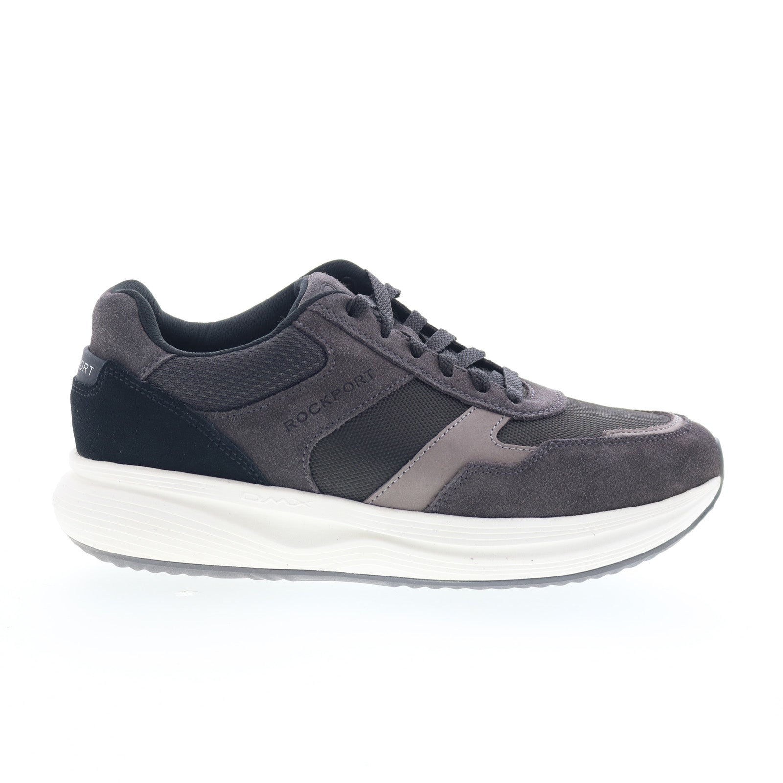 rmdmxcorvin_dark_gray_01_643eb13a-51f0-49ba-bab5-f31d430c3397 Rockport DMX Corvin RMDMXCORVIN Mens Gray Wide Lifestyle Sneakers Shoes - Image 1
