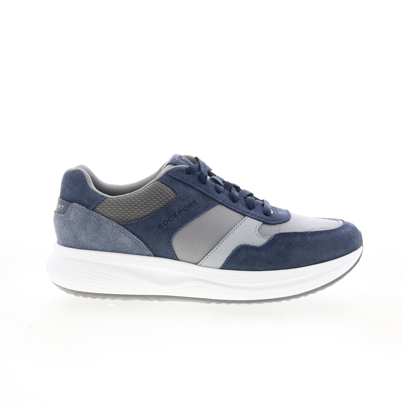 rmdmxcorvin_medium_blue_01_def43b6d-8b09-4cc5-a8f5-f1d5fcf3f851 Rockport DMX Corvin RMDMXCORVIN Mens Blue Leather Lifestyle Sneakers Shoes - Image 1