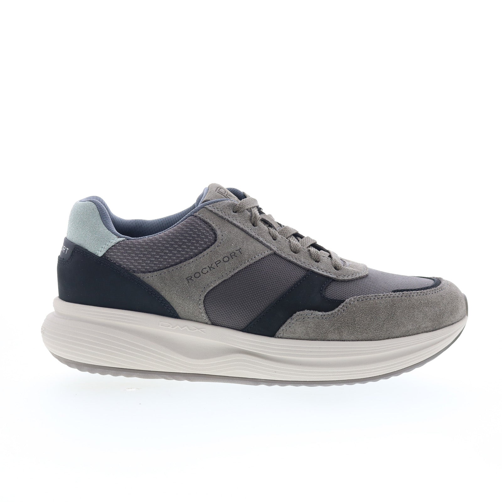 rmdmxcorvin_medium_green_01_19e16db1-2ea5-4af7-ad8c-fe00c0733ee9 Rockport DMX Corvin RMDMXCORVIN Mens Green Suede Lifestyle Sneakers Shoes - Image 1