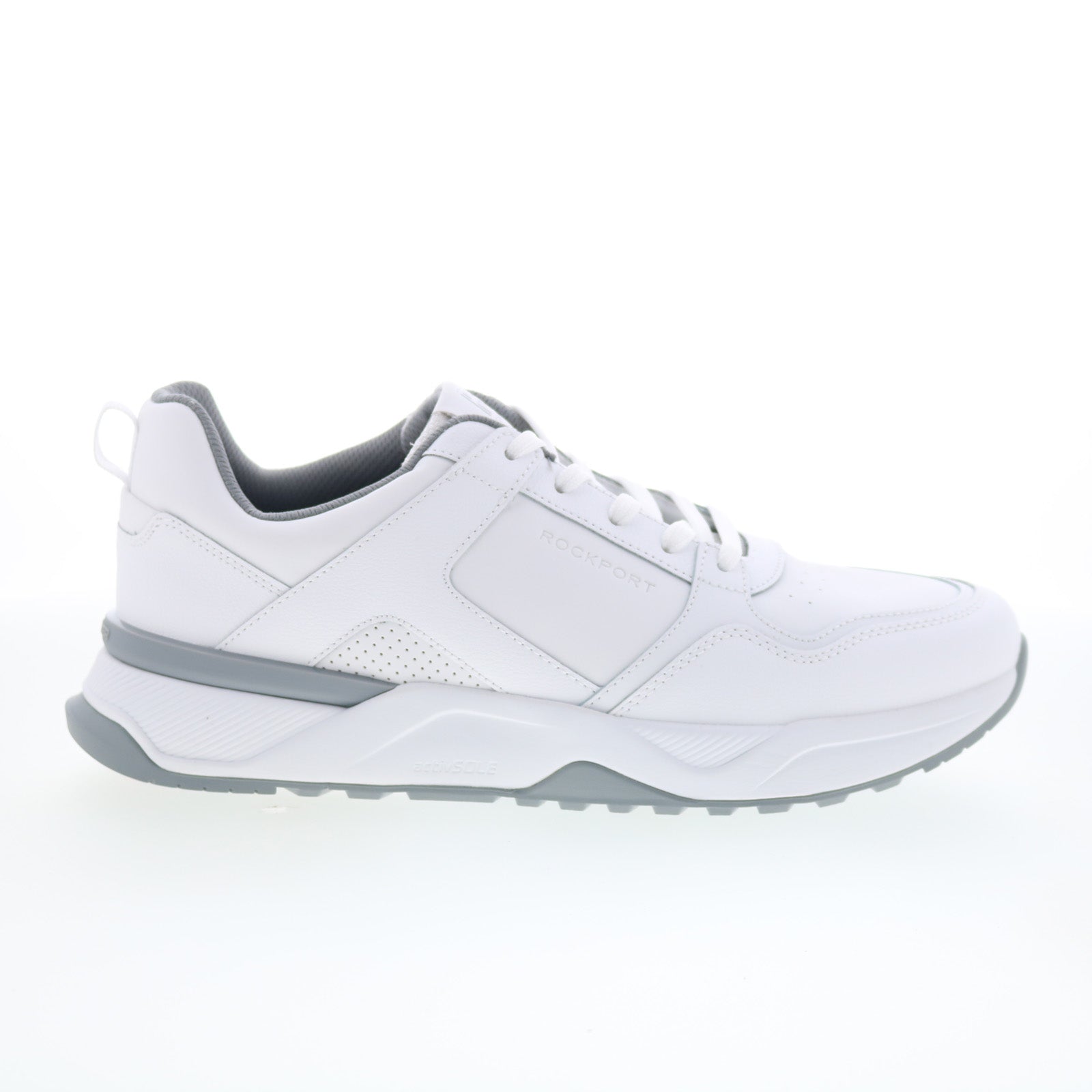 rmpwnorris_white_01_b63e52e5-2f52-45d4-bf4d-10089c145421 Rockport ProWalker Norris RMPWNORRIS Mens White Lifestyle Sneakers Shoes - Image 1