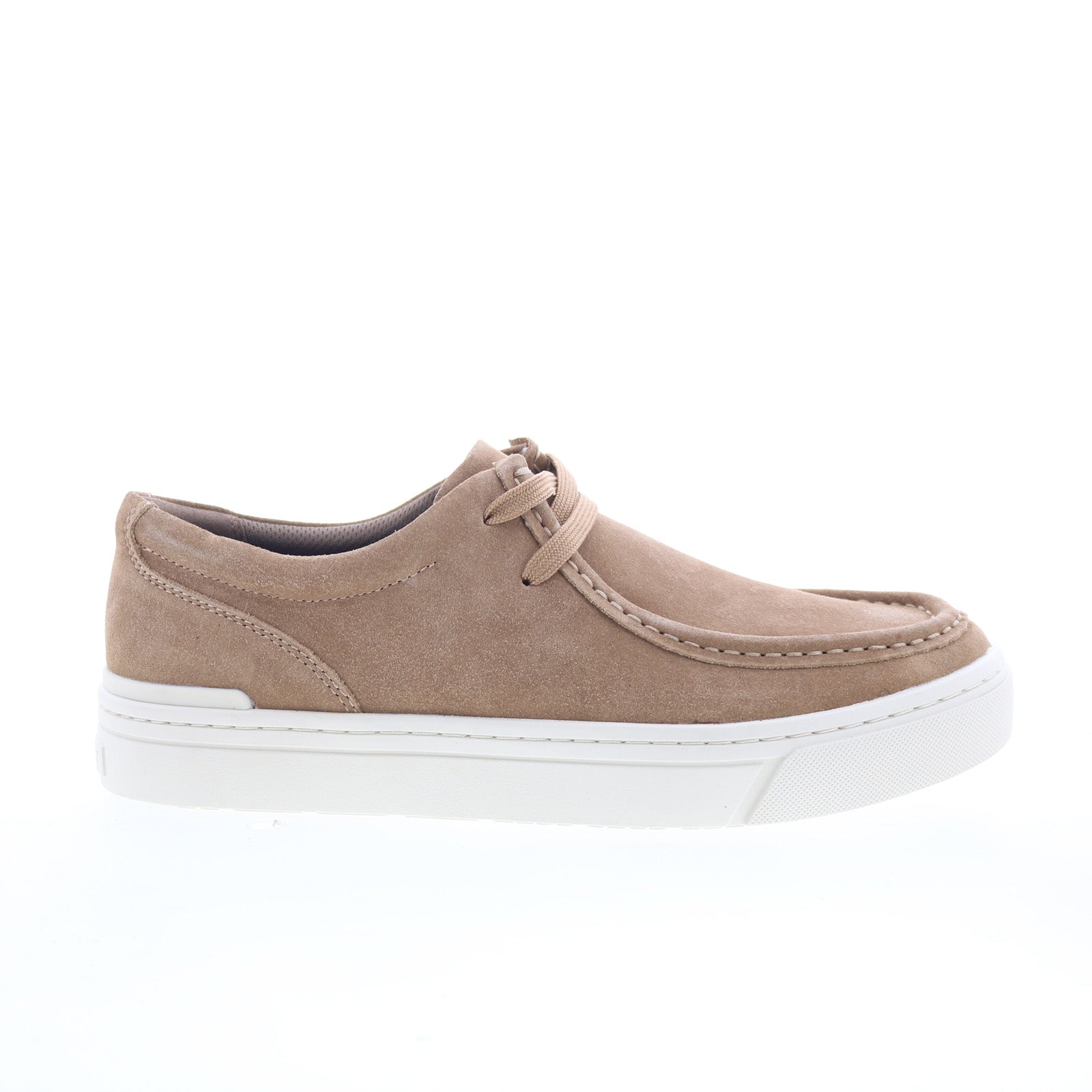 rmterell_medium_natural_01_77962993-f156-4a67-977f-b8b82d7efe16 Rockport Terell Mens Brown Suede Lace Up Lifestyle Sneakers Shoes - Image 1