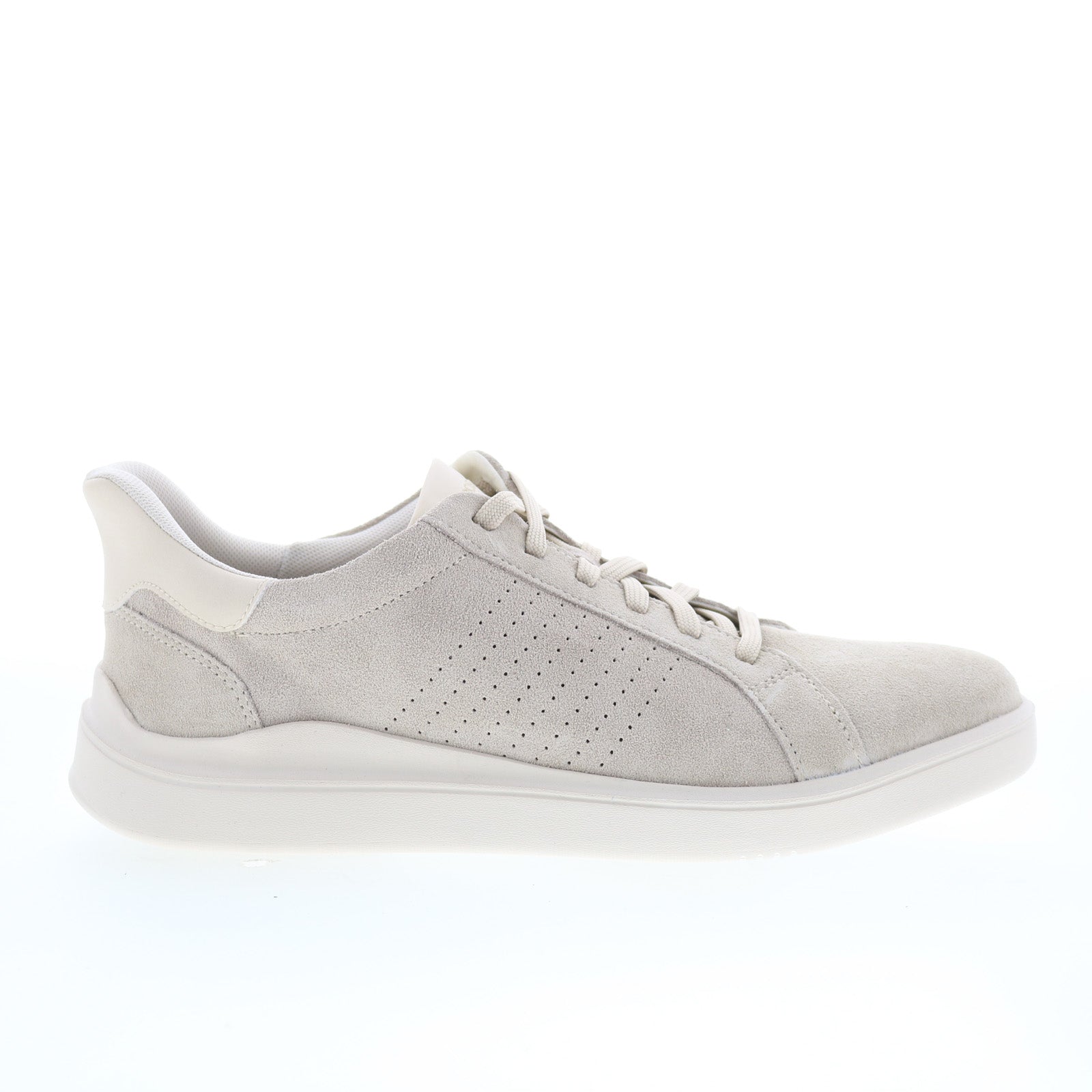 rmtristenl2_medium_gray_01_79aecee3-3fba-47c3-ba9f-d307aa99c684 Rockport Tristen Step Activated Lace Up Mens Gray Lifestyle Sneakers Shoes - Image 1
