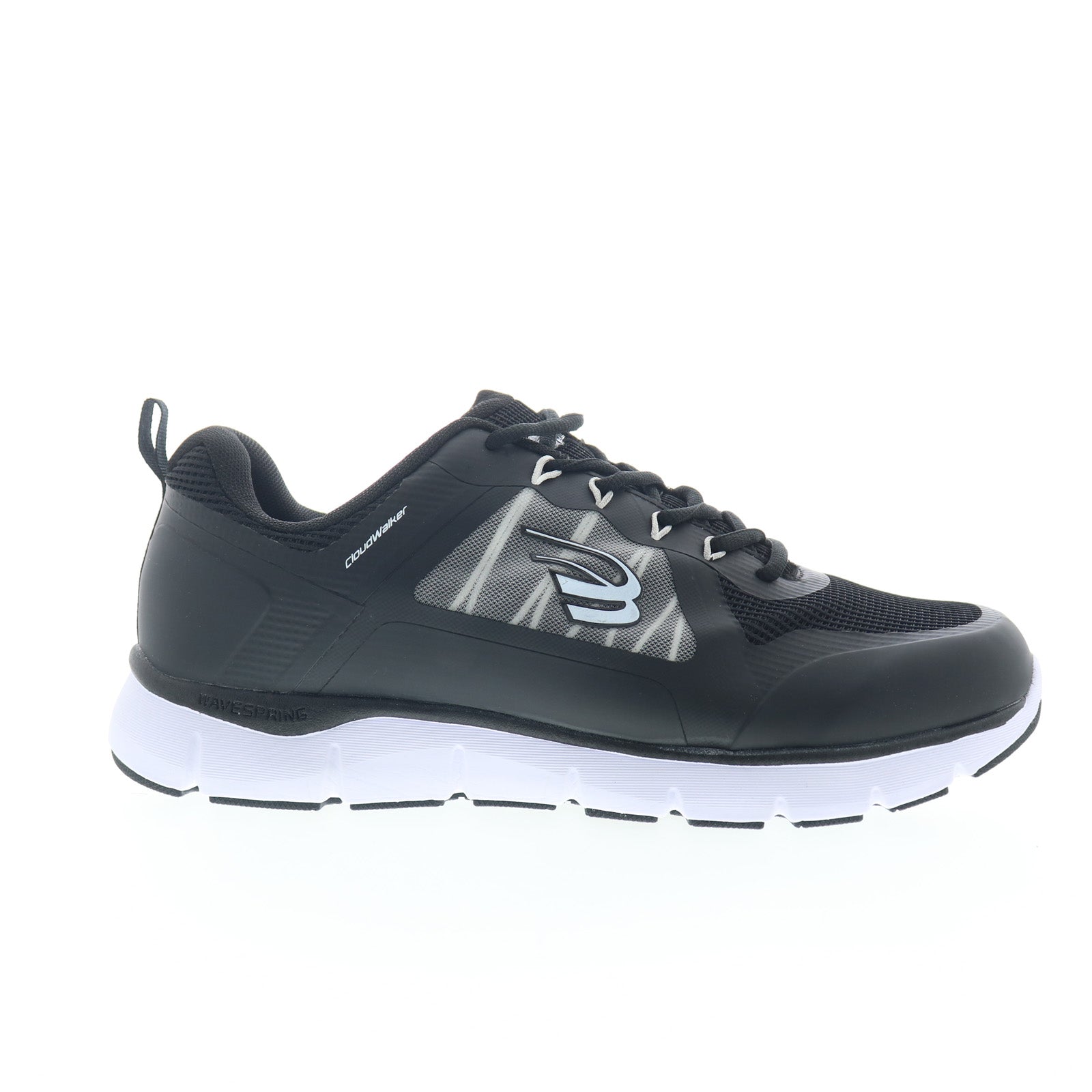 scld101-6e_cloud_walker_blackwhite-img4_01_9759cc43-b76f-409e-82d5-653dcad990f3 Spira Cloud Walker Mens Black Extra Extra Wide 6E Lifestyle Sneakers Shoes - Image 1