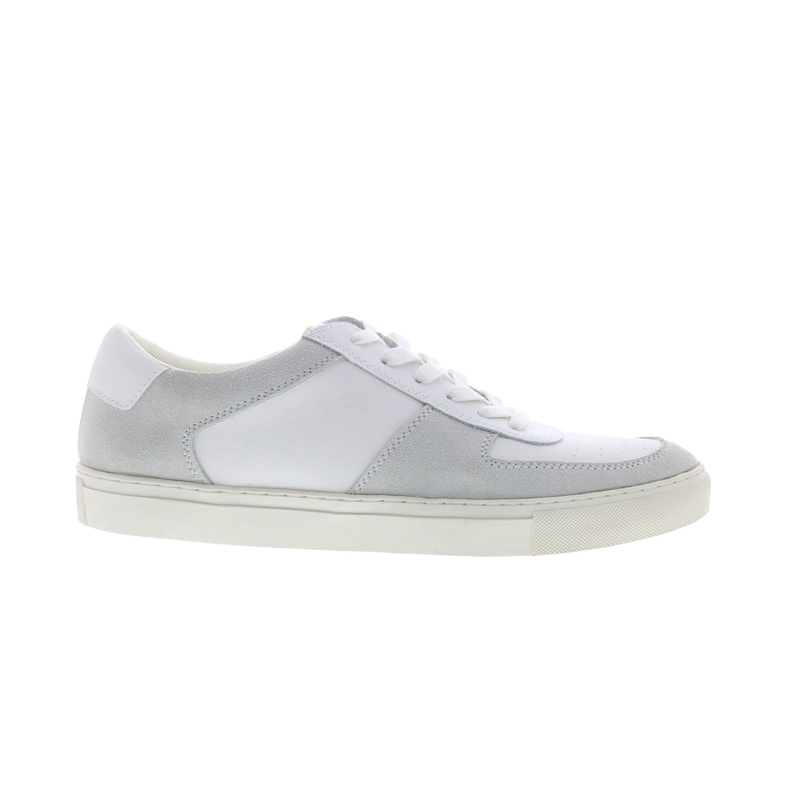 tarrik_white_leat-img4_reshoot_01 Steve Madden Tarrik TARR01M1 Mens White Suede Lifestyle Sneakers Shoes - Image 1