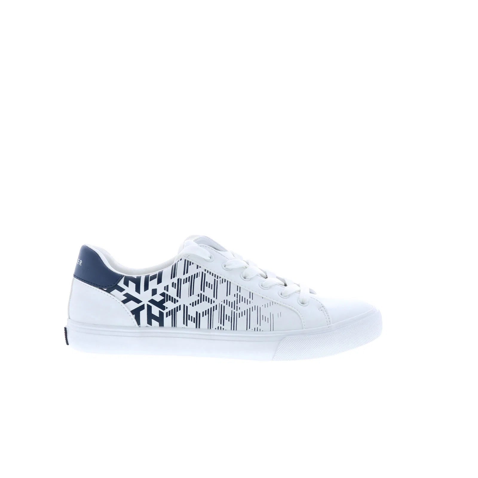 twloura3_white-140-img4_reshoot_01 Tommy Hilfiger Lou TWLOU Mens White Synthetic Lifestyle Sneakers Shoes - Image 1