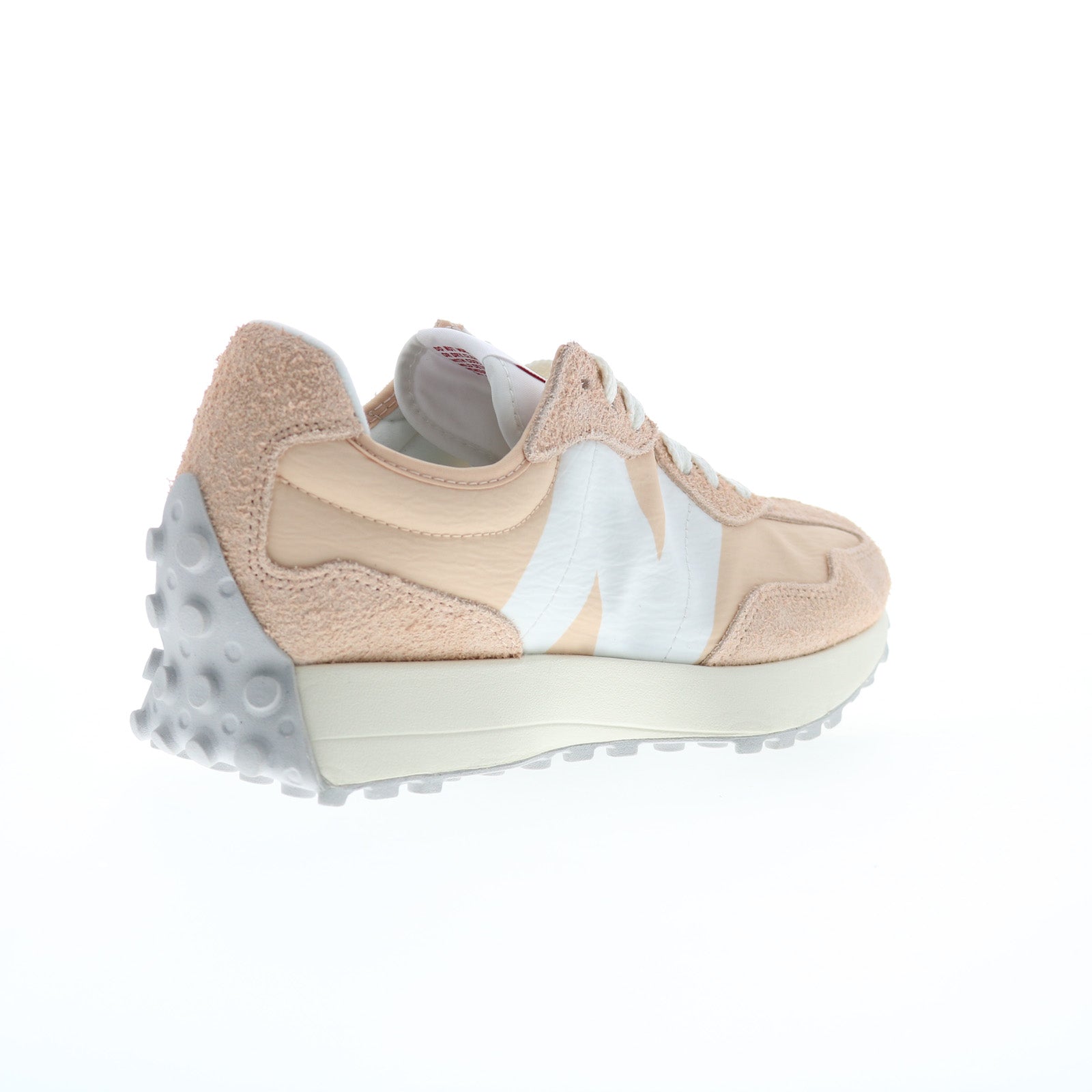 New Balance 327 U327LN Mens Beige Suede Lace Up Lifestyle Sneakers Shoes - Image 8