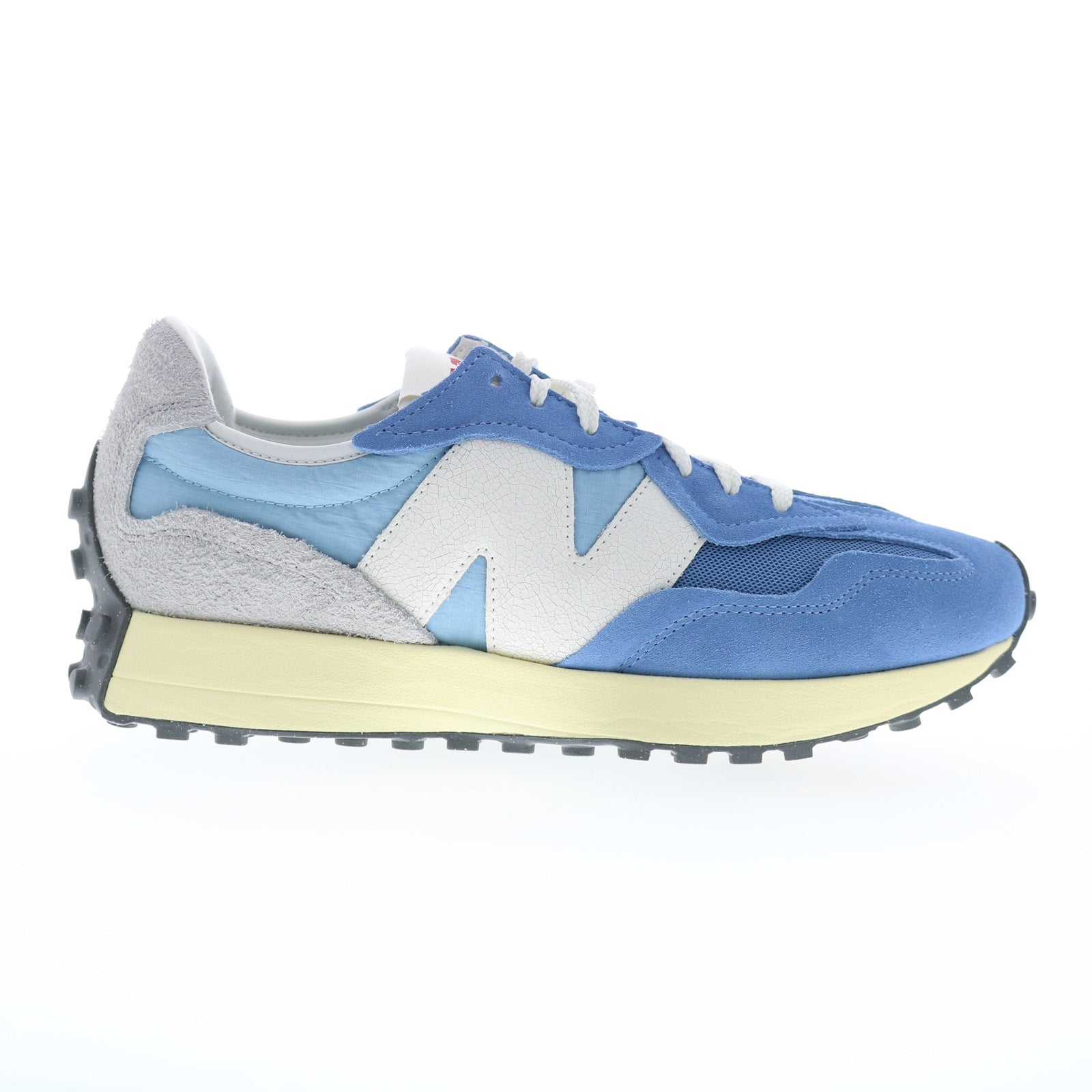 u327wra_blue_laguna_01_df5996cd-7f16-488d-9d2c-86d4048dd243 New Balance 327 U327WRA Mens Blue Suede Lace Up Lifestyle Sneakers Shoes - Image 1