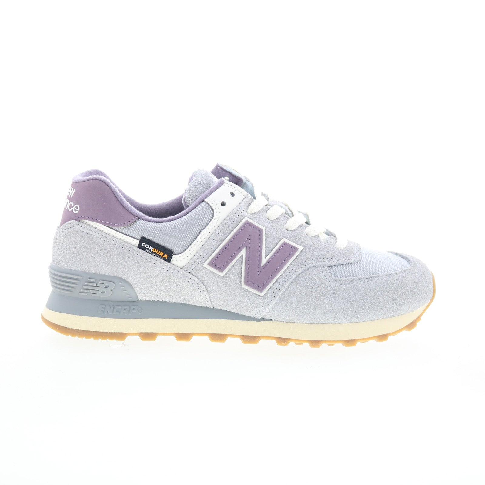 u574ygd_classics_traditionnels_grey_grey-img4_01_14cf8004-e7fc-43fe-93ba-c4537acf9ef8 New Balance 574 U574YGD Mens Gray Suede Lace Up Lifestyle Sneakers Shoes - Image 1