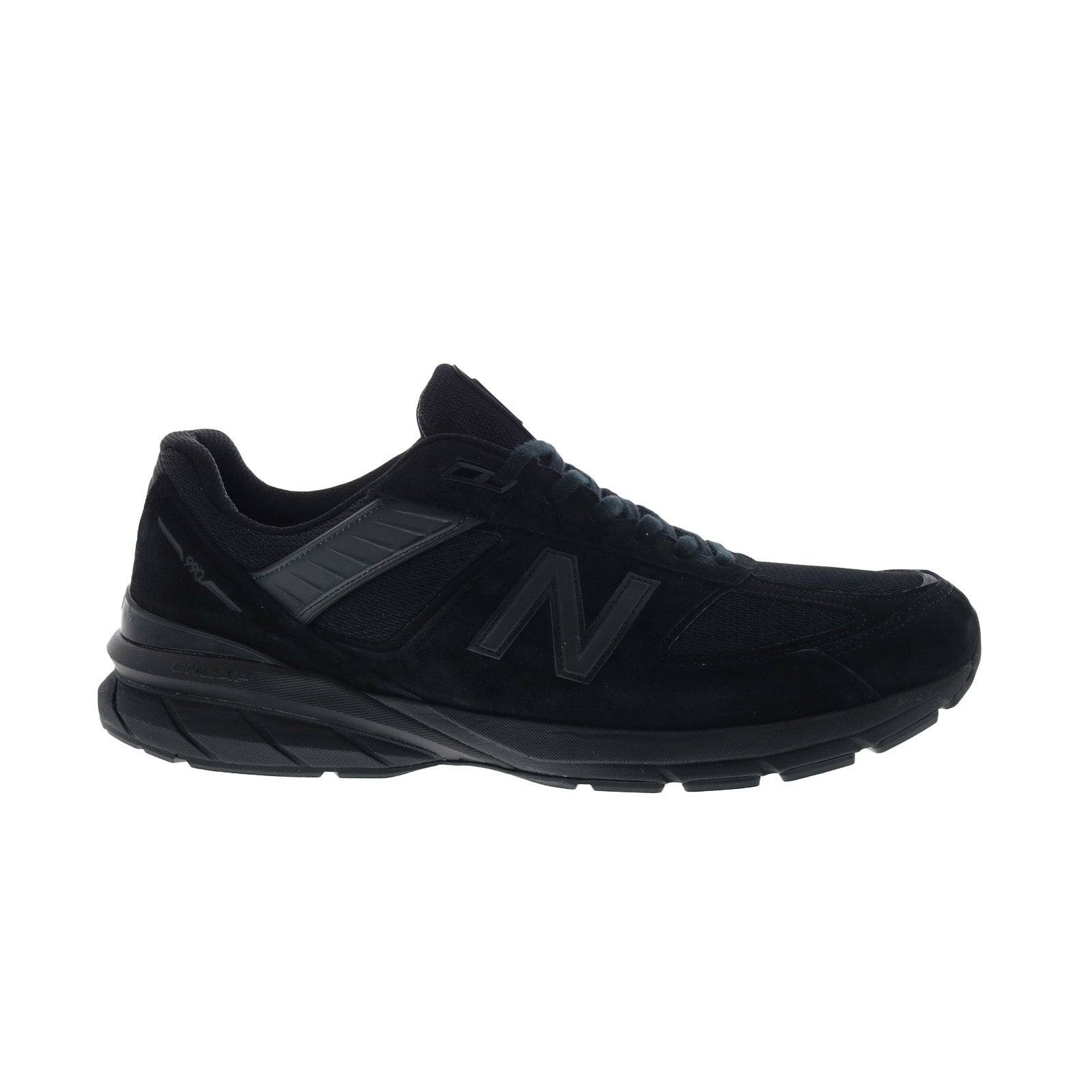 xm990bb5_black-img4_reshoot_01_a3e61953-7a68-4f35-9050-c64024e87c4e New Balance 990 XM990BB5 Mens Black Wide Canvas Lifestyle Sneakers Shoes - Image 1