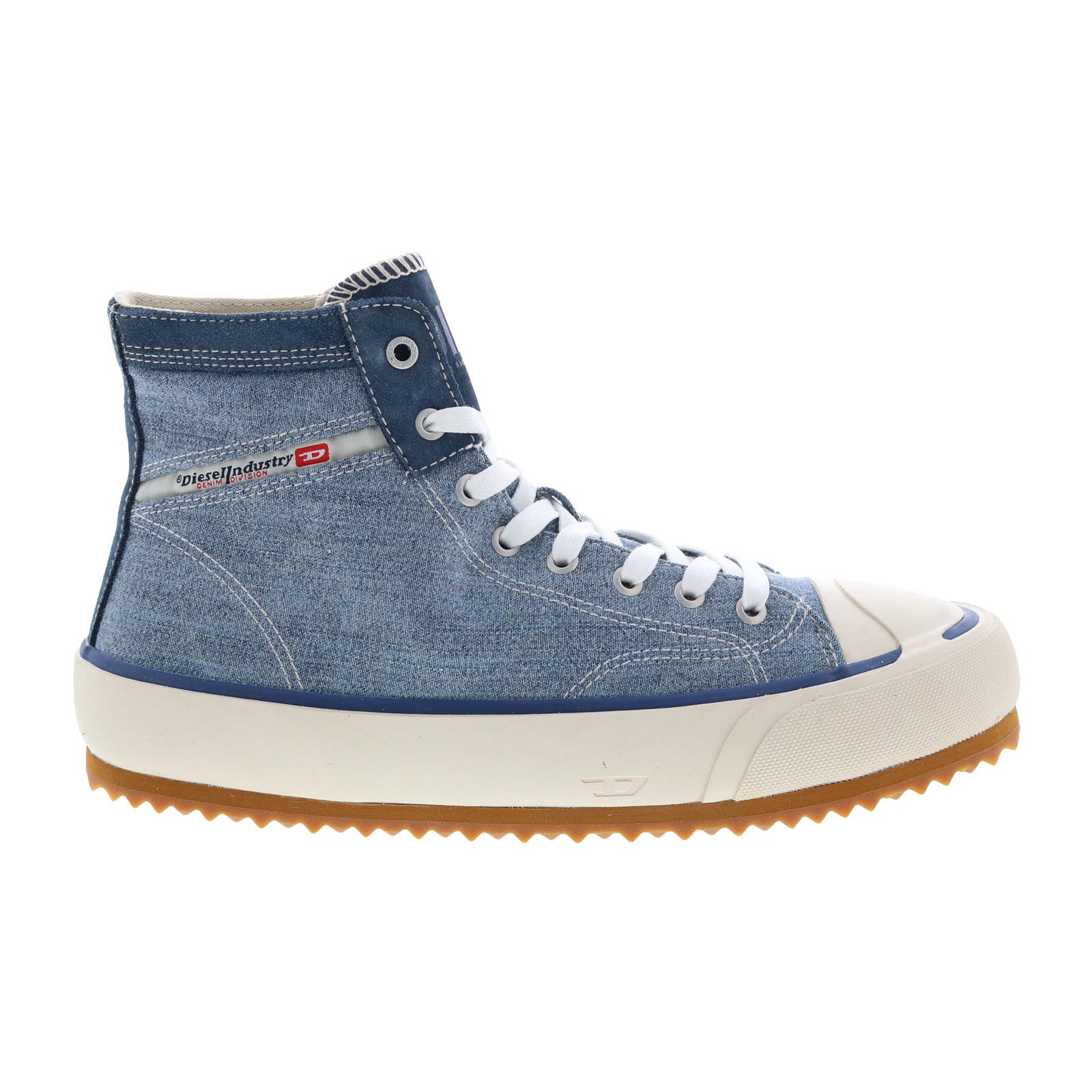 y02740-p1473-h8955_s-principia_mid_light_blue_vintage_indigo_reshoot_01 Diesel S-Principia Mid Y02740-P1473-H8955 Mens Blue Lifestyle Sneakers Shoes - Image 1