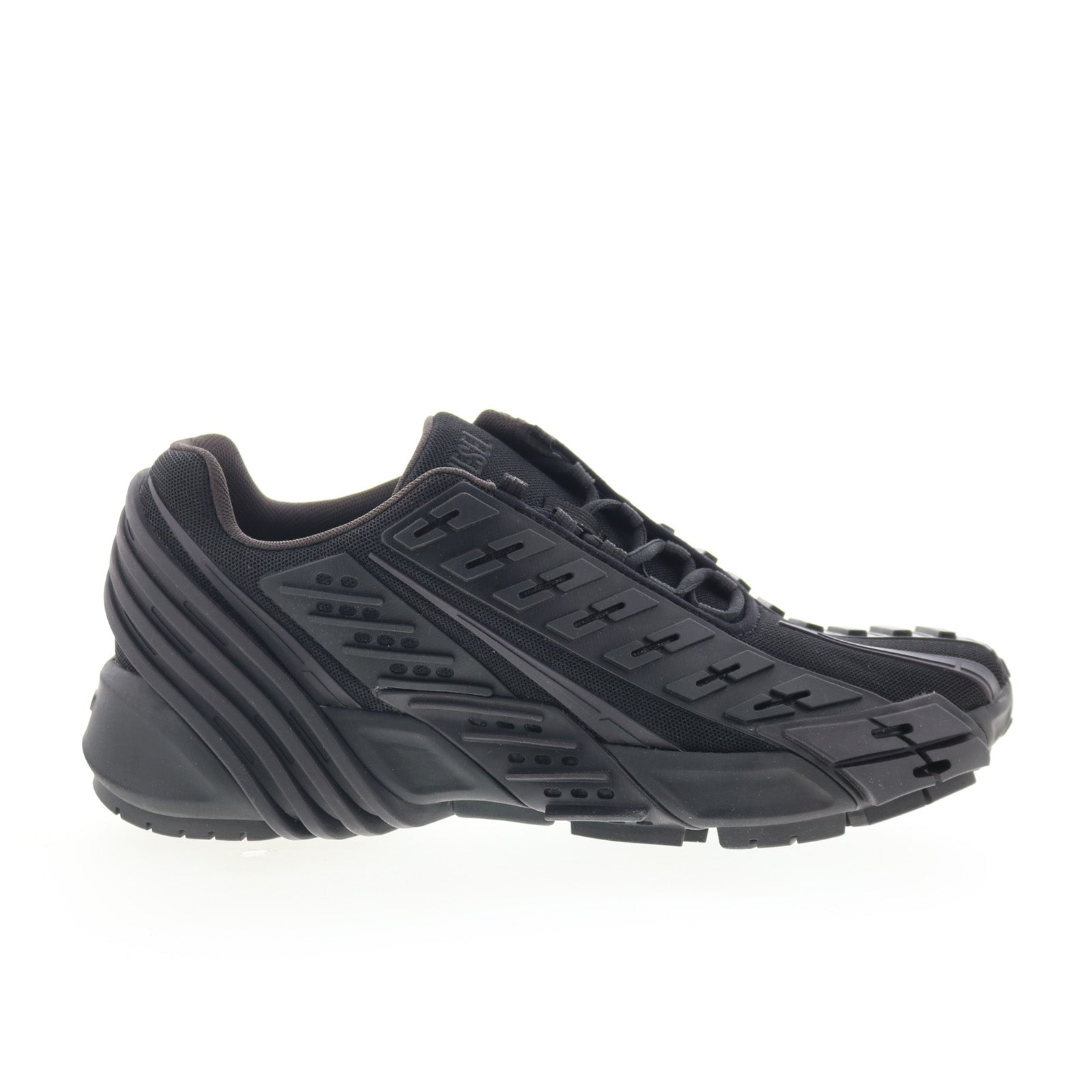 y02876-p4462-t8011_s-prototype_low_jet_black_01_0068ade5-84a2-4cfb-81cd-22a72d21a074 Diesel S-Prototype Low Mens Black Synthetic Lifestyle Sneakers Shoes - Image 1